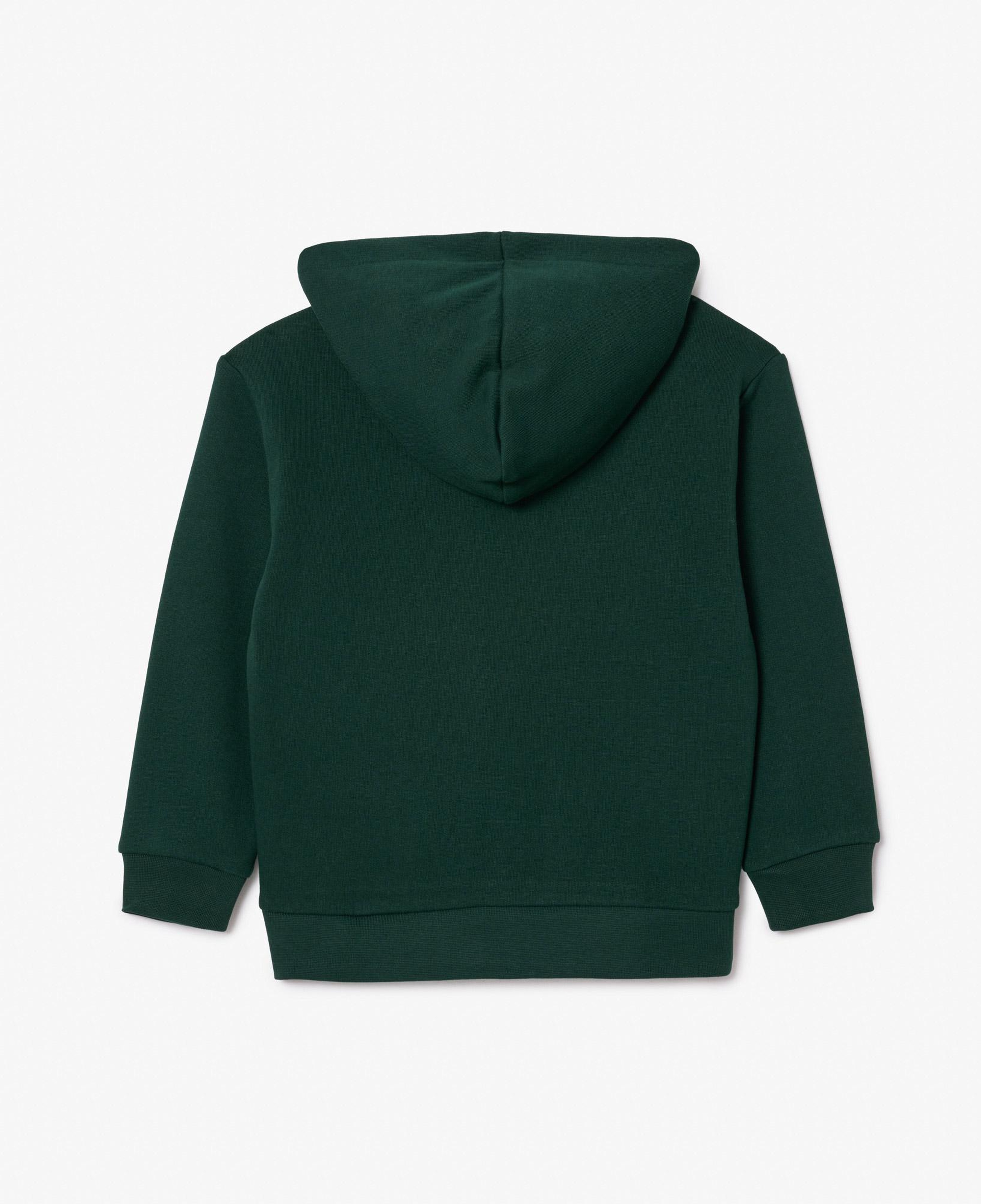 Lacoste Çocuk Kapüşonlu Baskılı Yeşil Sweatshirt