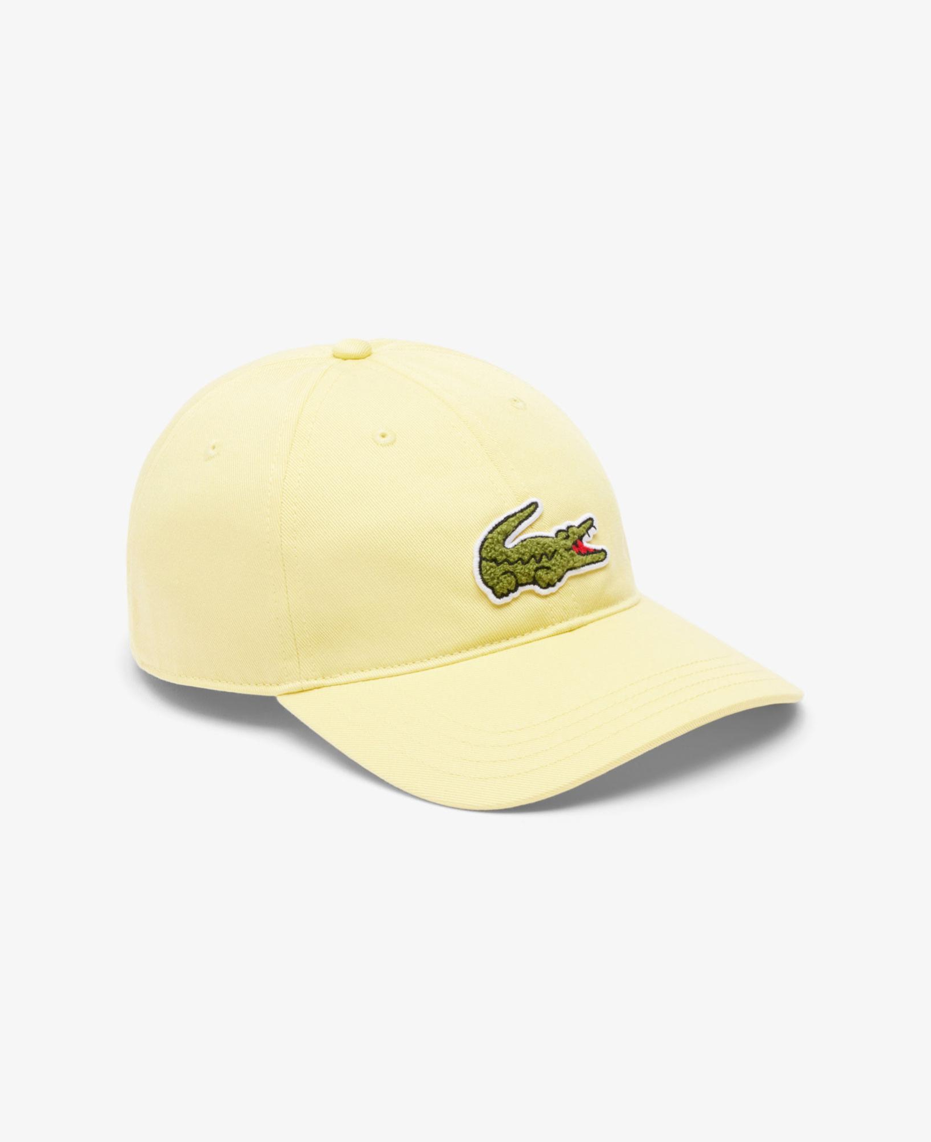 Lacoste Unisex Baskılı Sarı Şapka