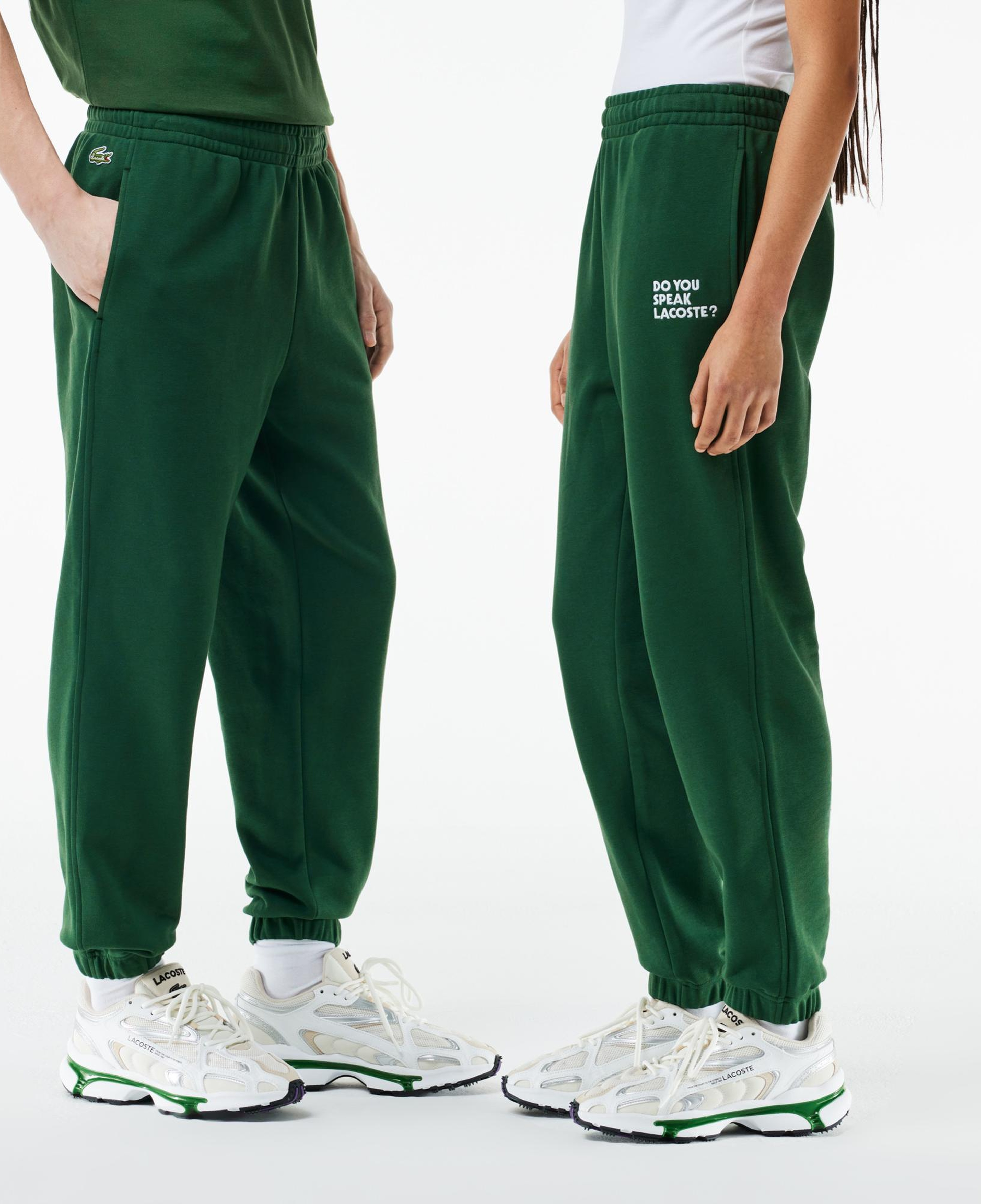 Unisex Relaxed Fit Yeşil Eşofman Altı