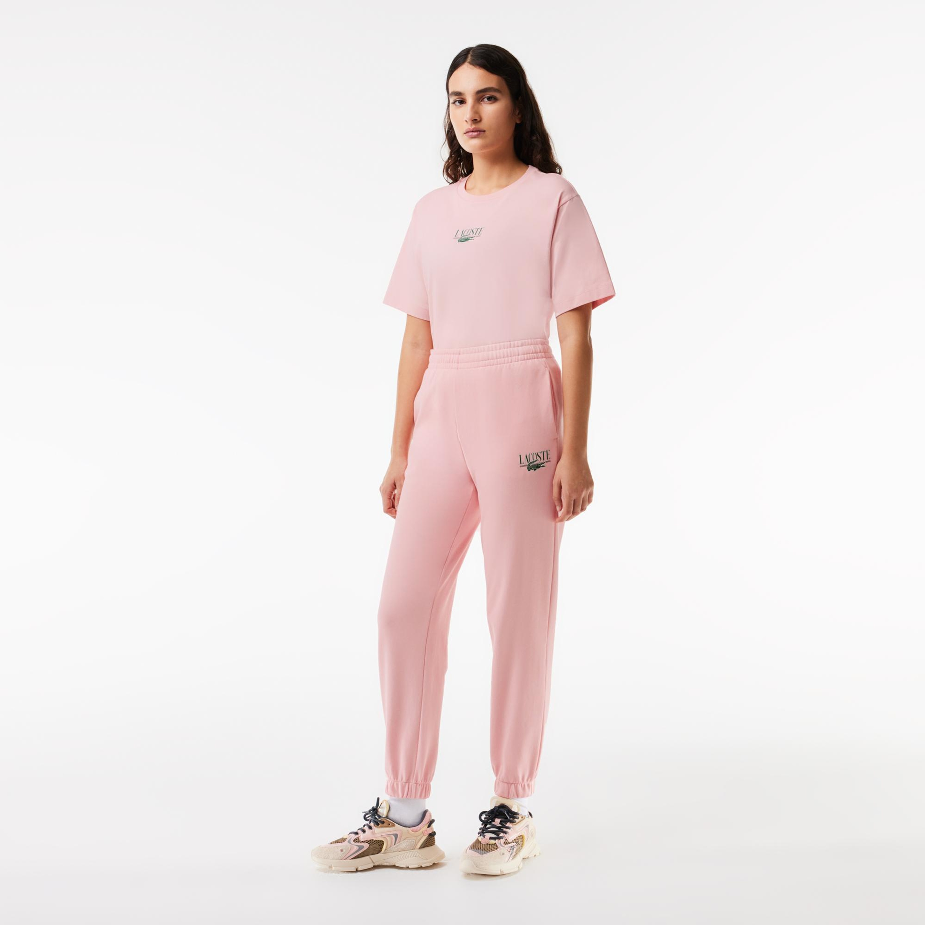 Kadın Jogger Pembe Eşofman Altı
