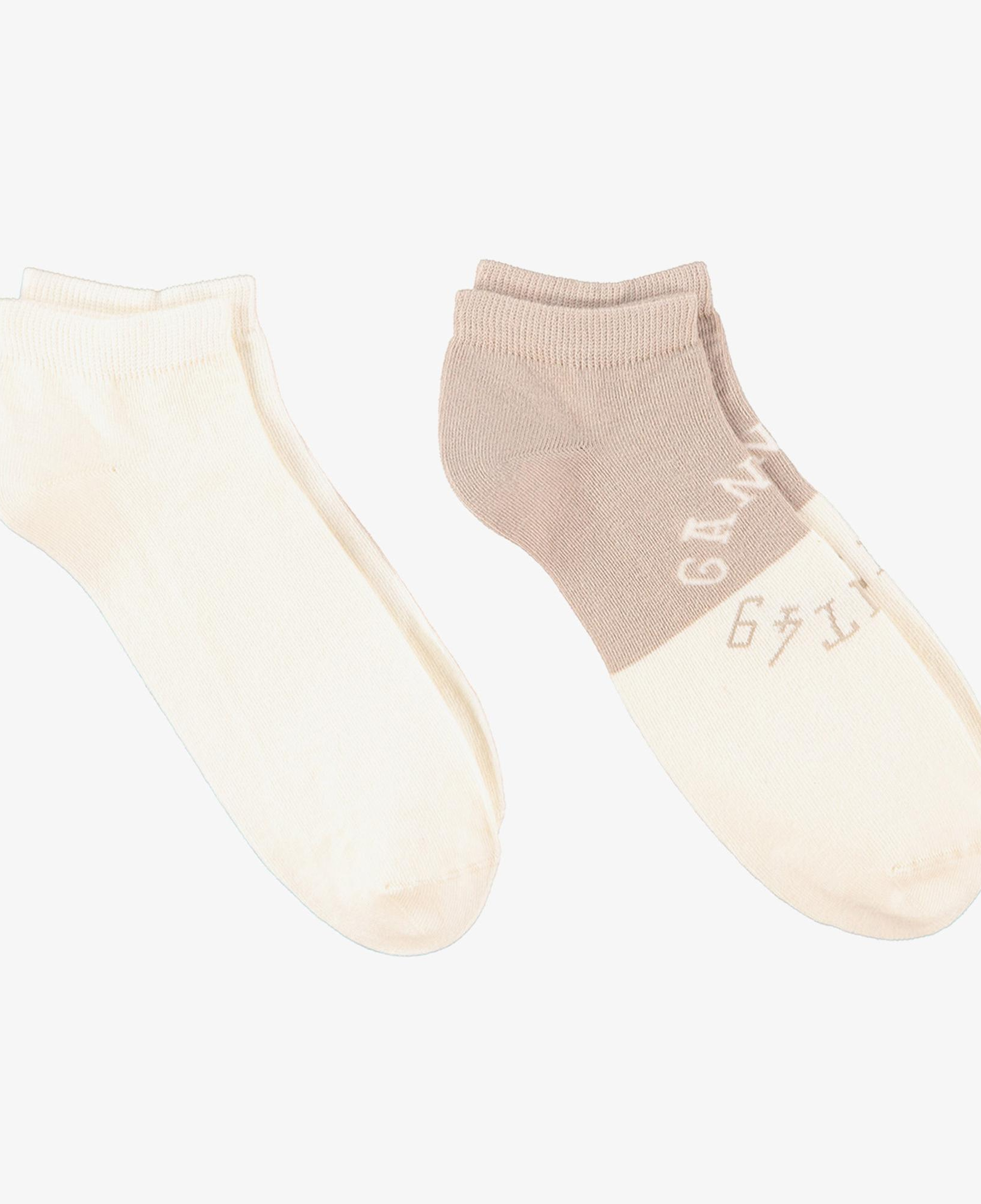 Gant Unisex Bej Logolu Çorap