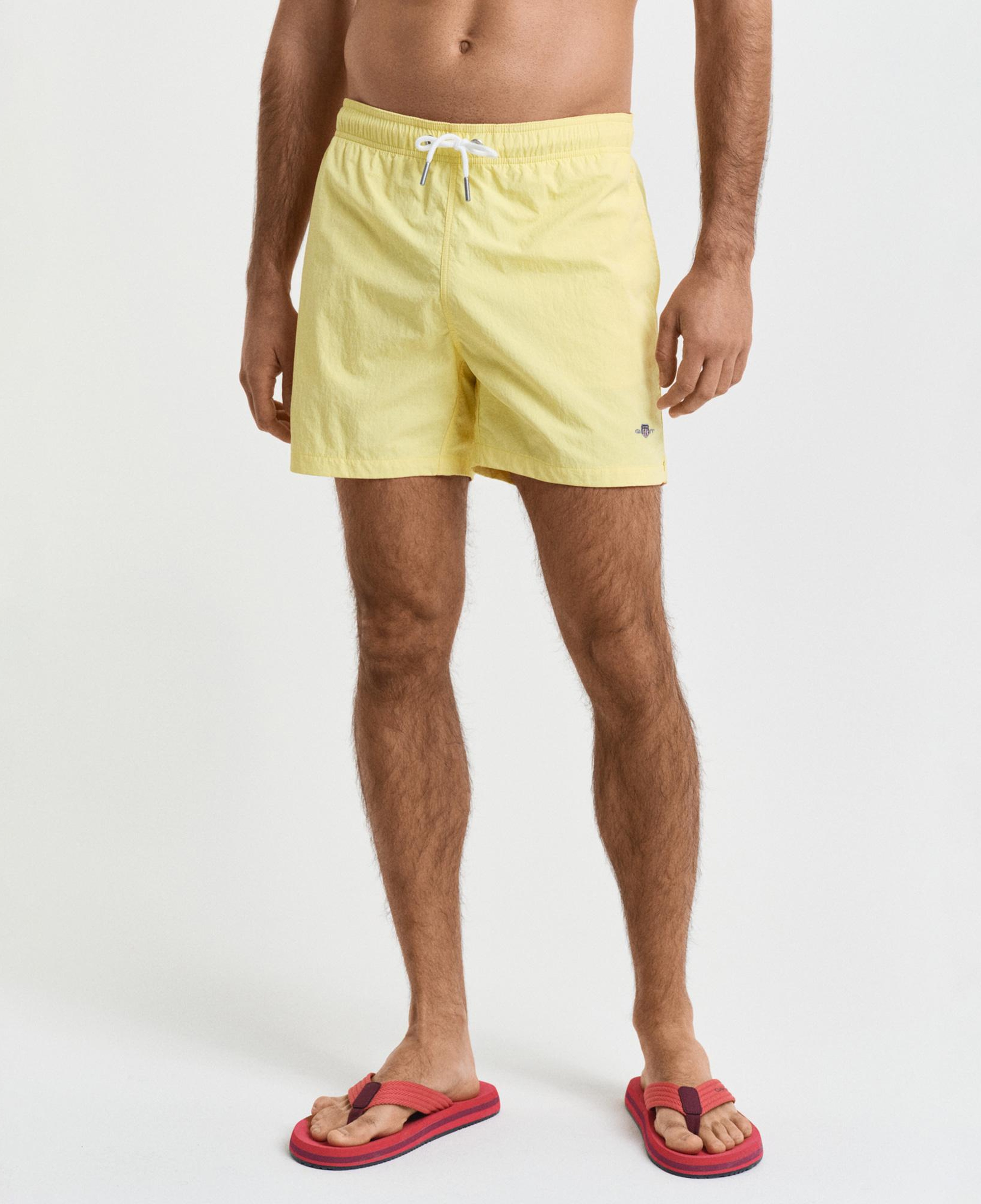 GANT Erkek Sarı Regular Fit Mayo Şort