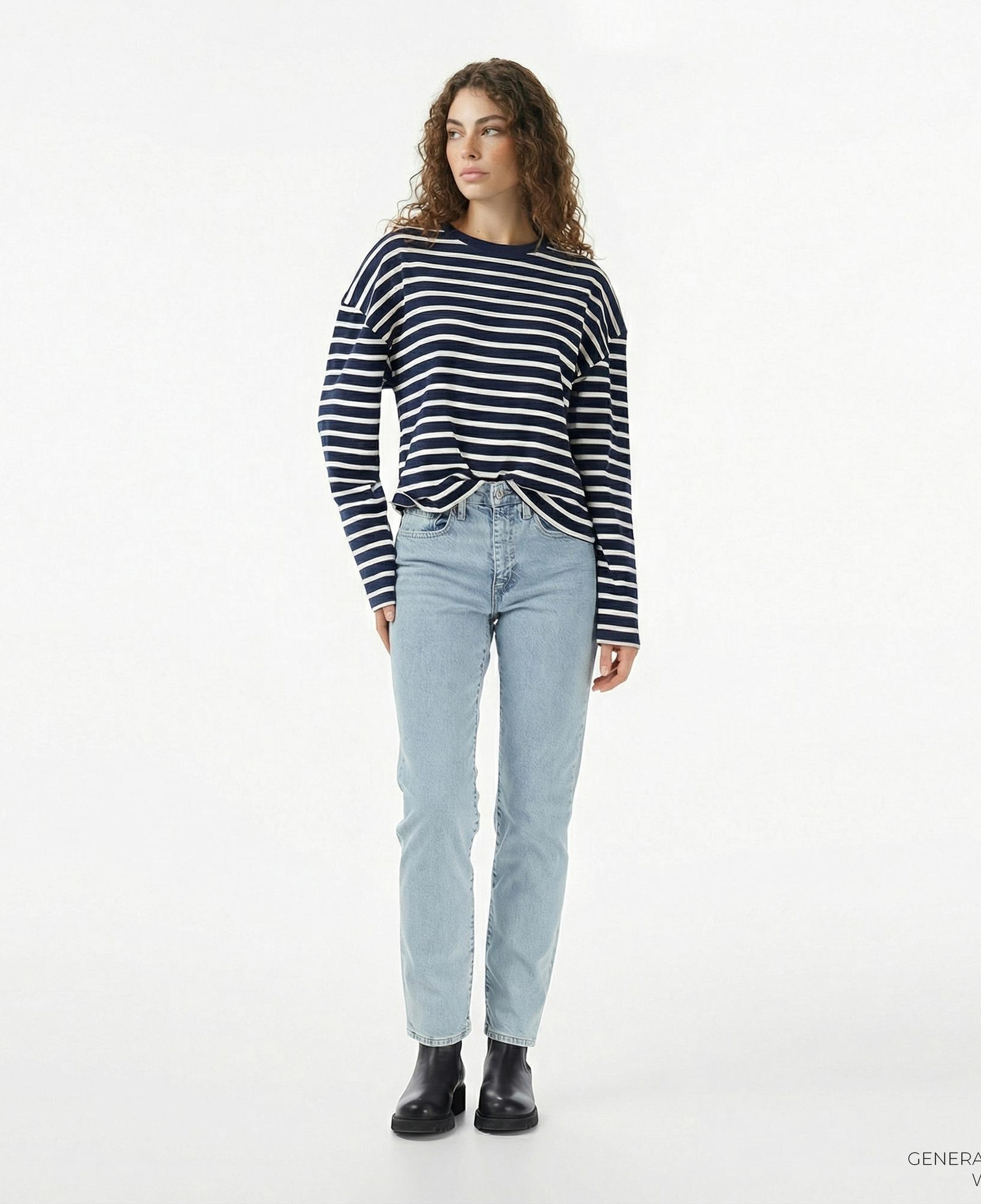 Levi's 724 High Rise Straight Kadın Mavi Jean