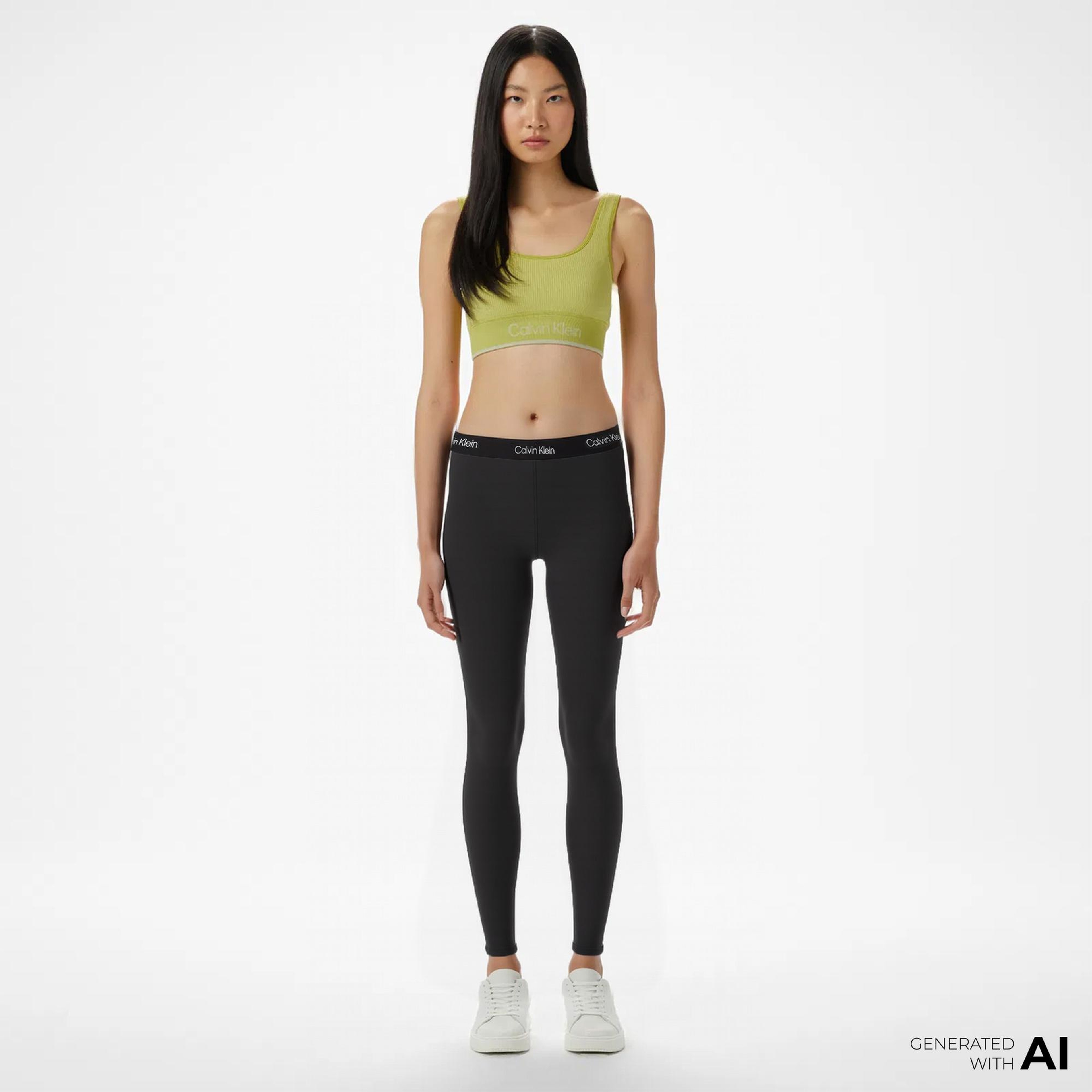 Calvin Klein High Rise 7/8 Kadın Siyah Tayt