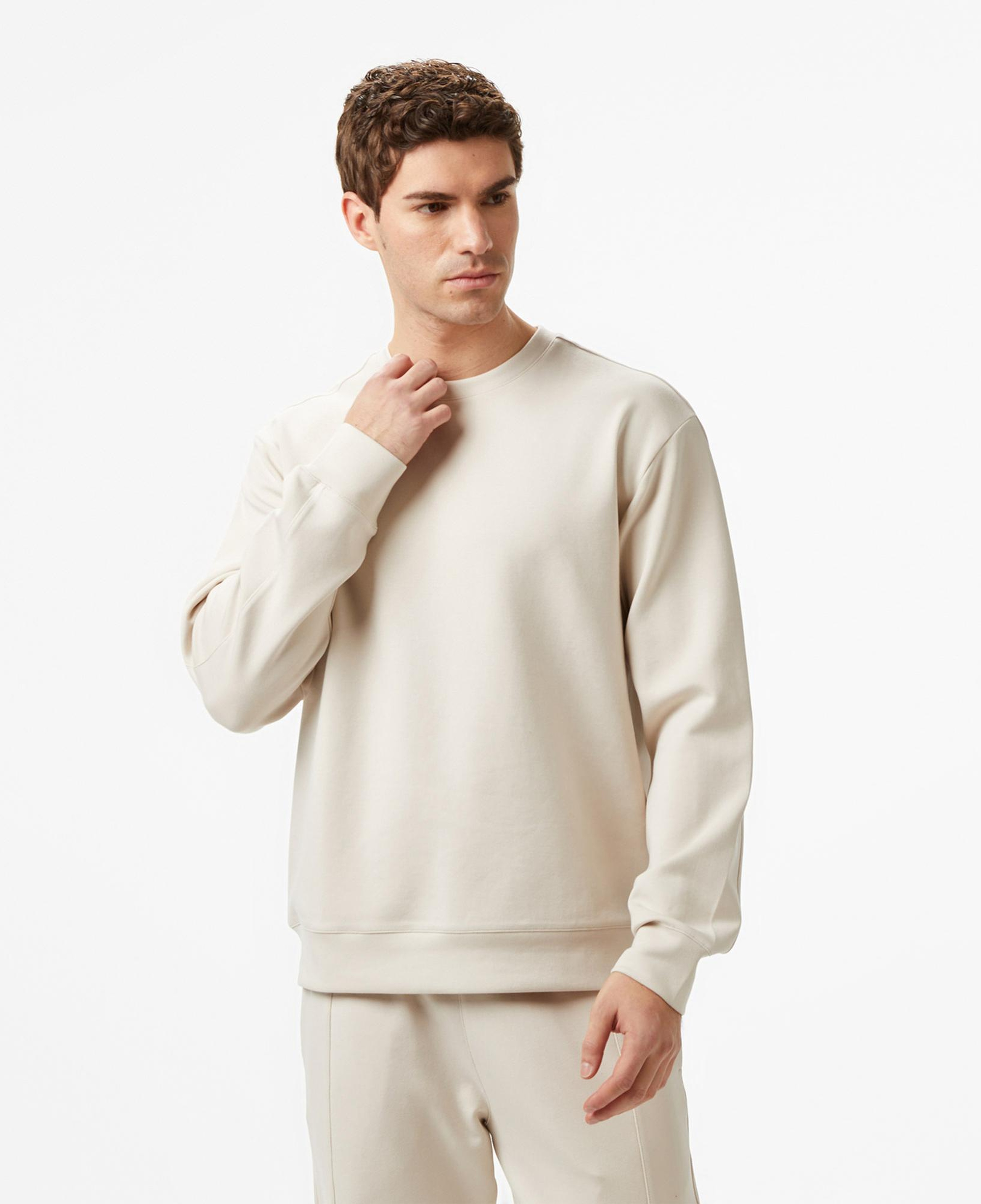Nautica Erkek Bej Regular Fit Sweatshirt