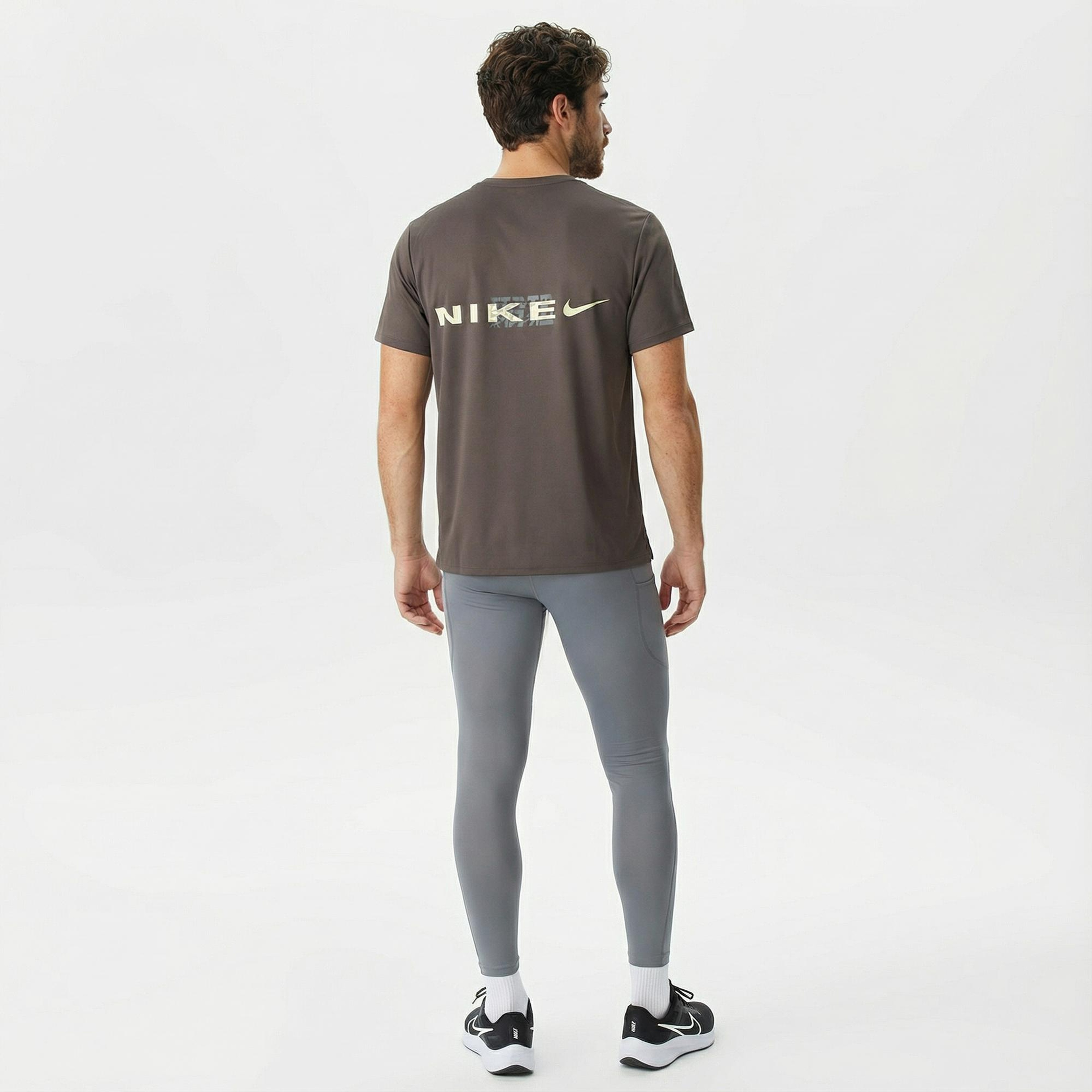Nike Dri-Fit Pro Erkek Gri Tayt