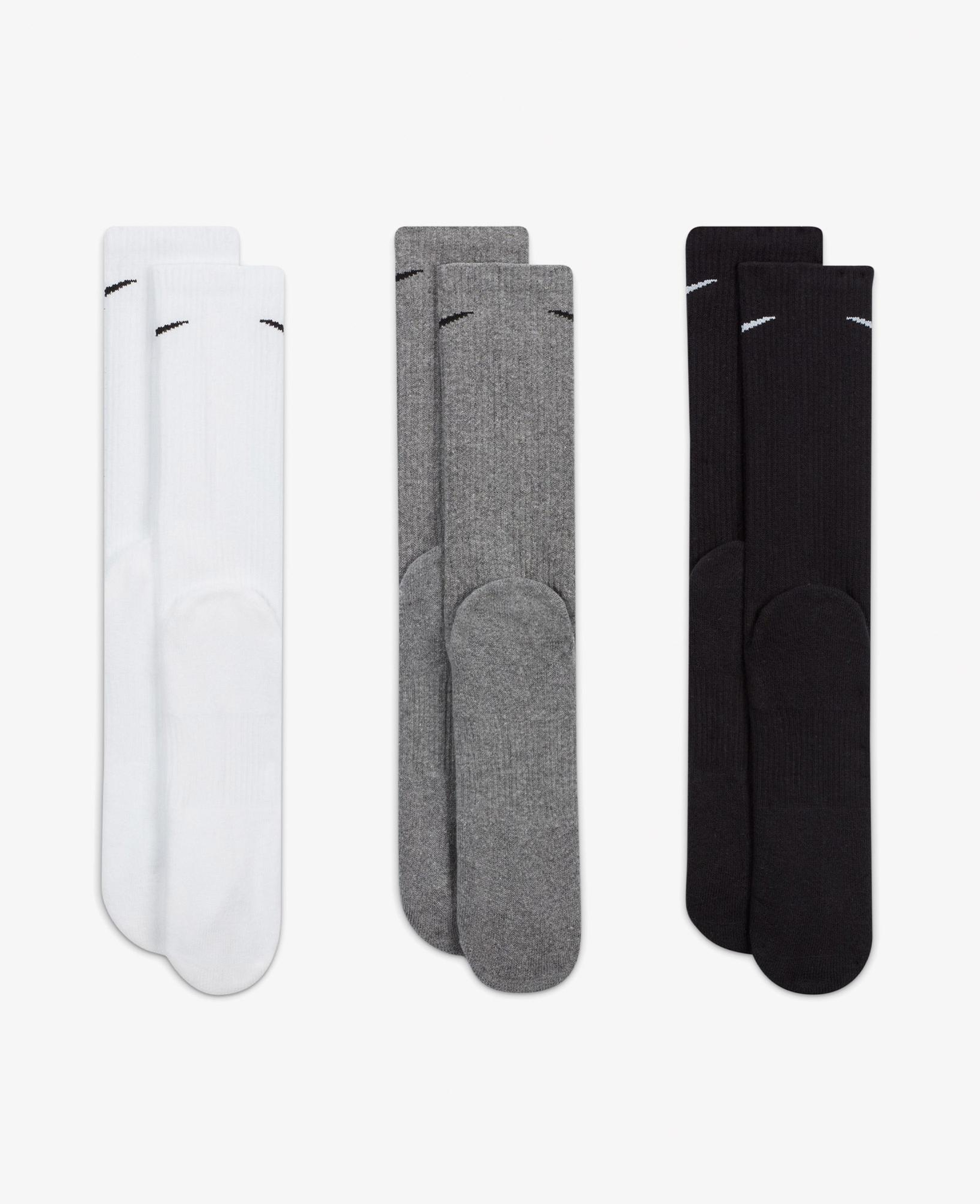 Nike Everyday Plus Cushioned Unisex Renkli 3'lü Çorap