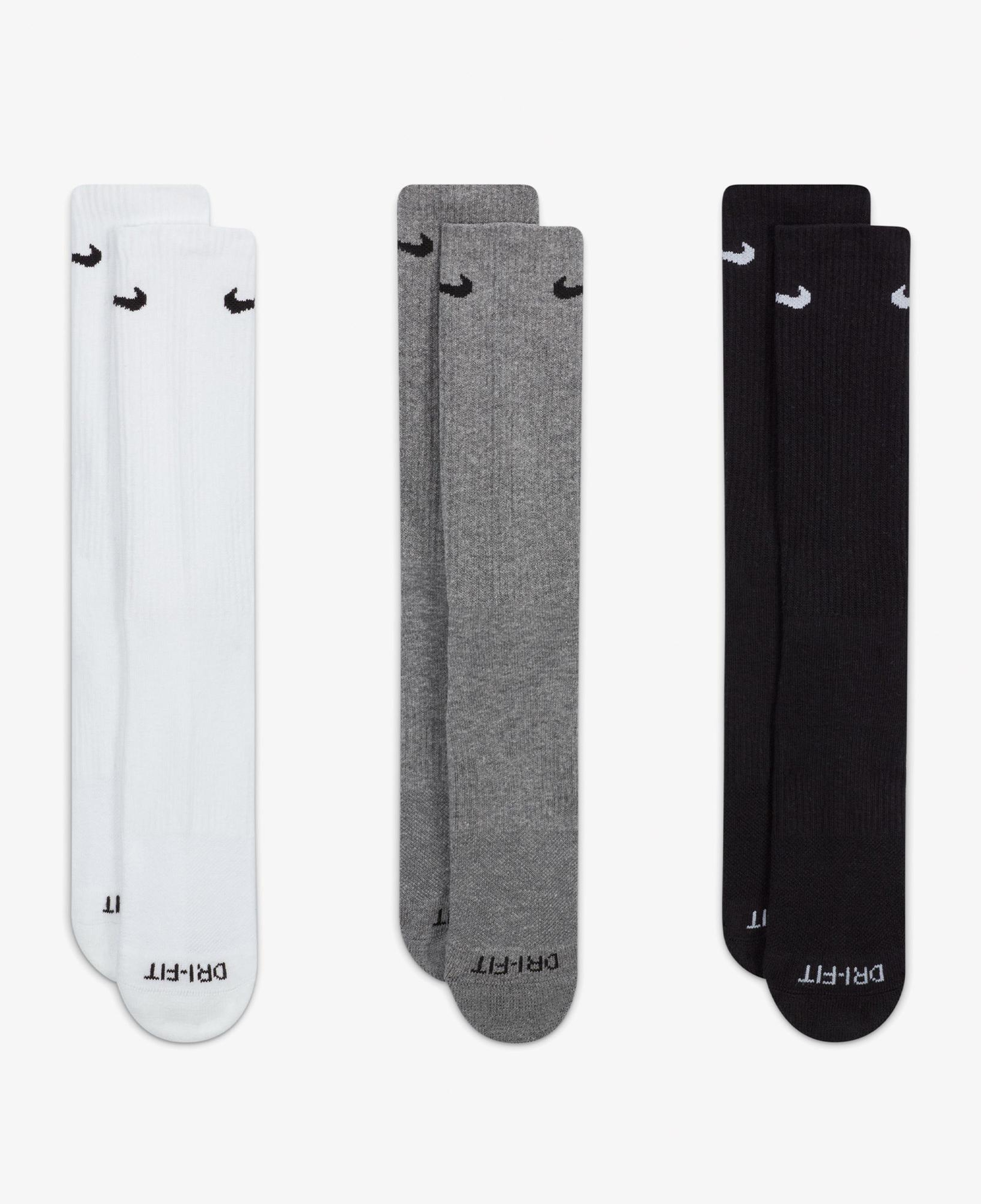 Nike Everyday Plus Cushioned Unisex Renkli 3'lü Çorap