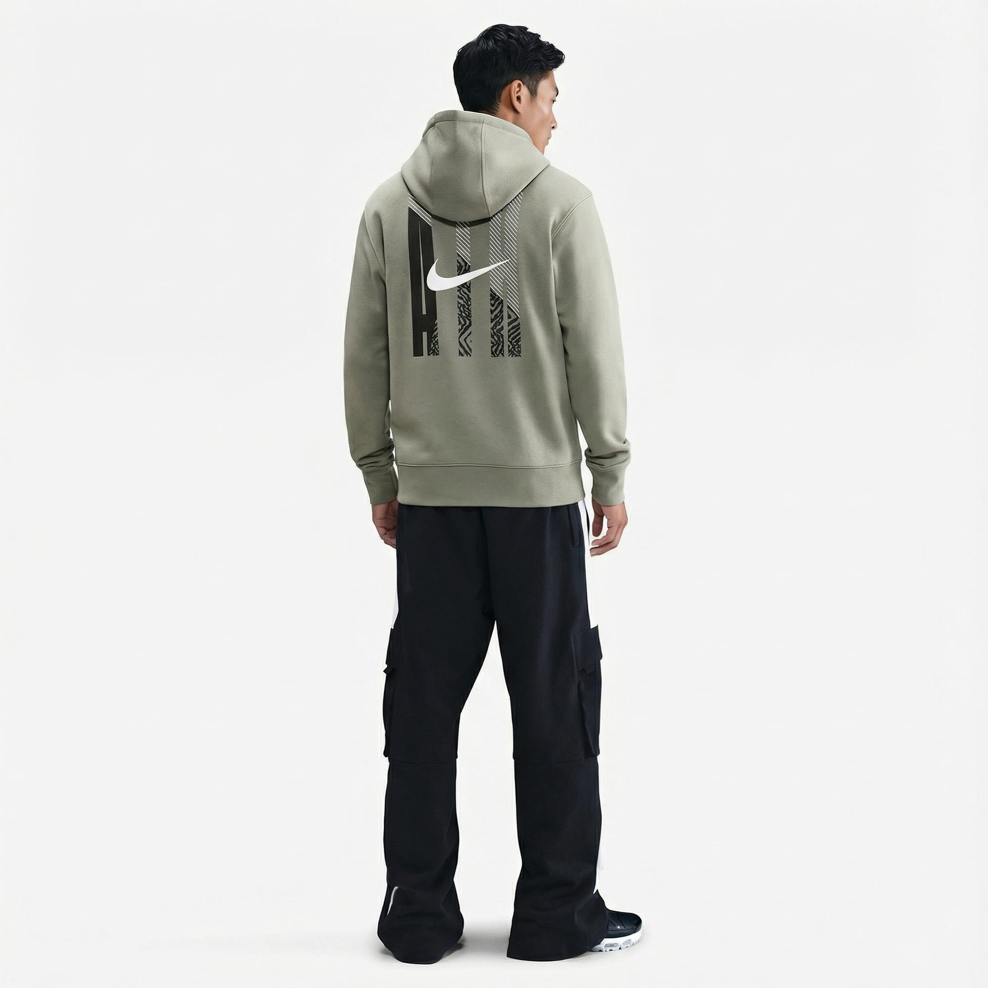 Nike Air Pullover Erkek Yeşil Kapüşonlu Hoodie