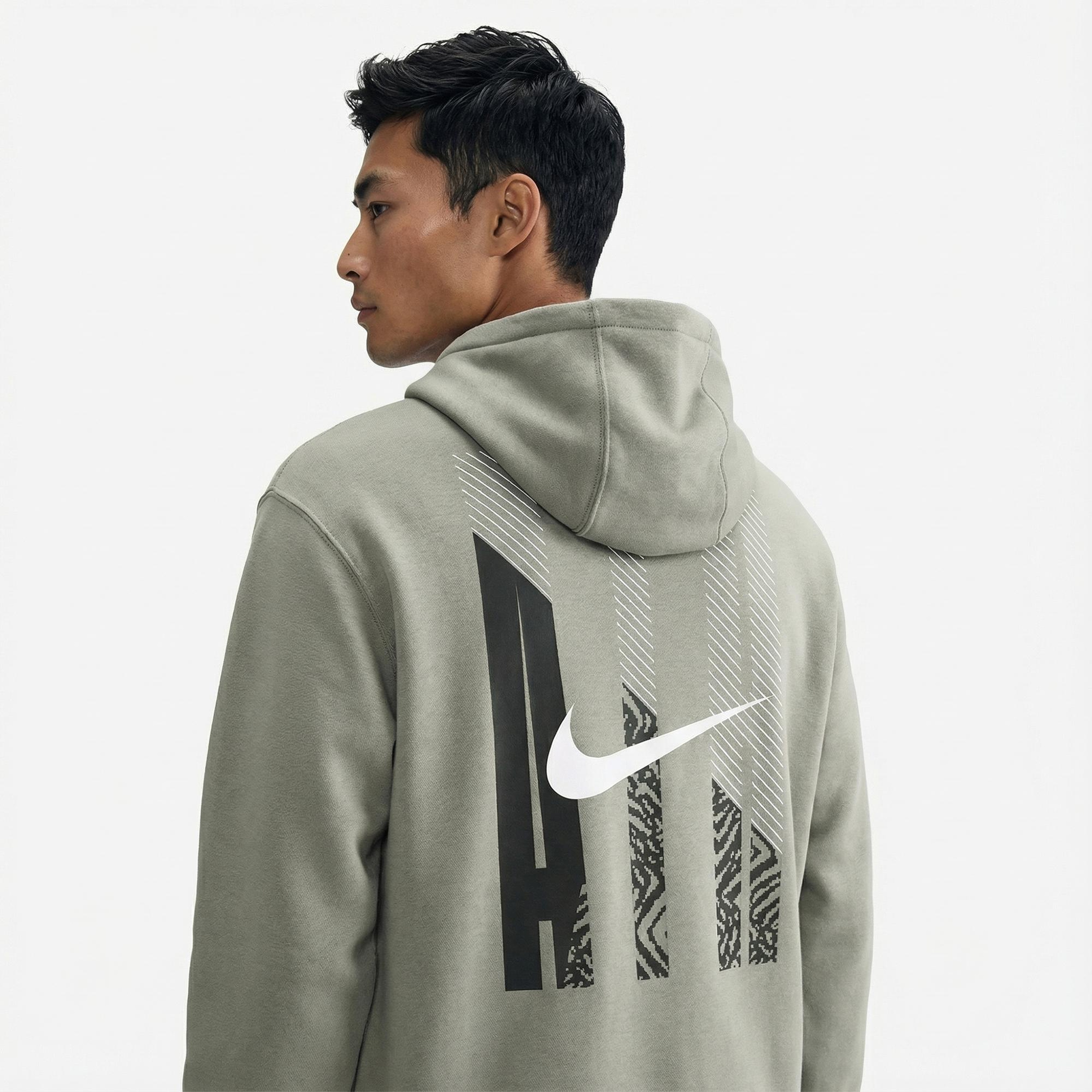 Nike Air Pullover Erkek Yeşil Kapüşonlu Hoodie