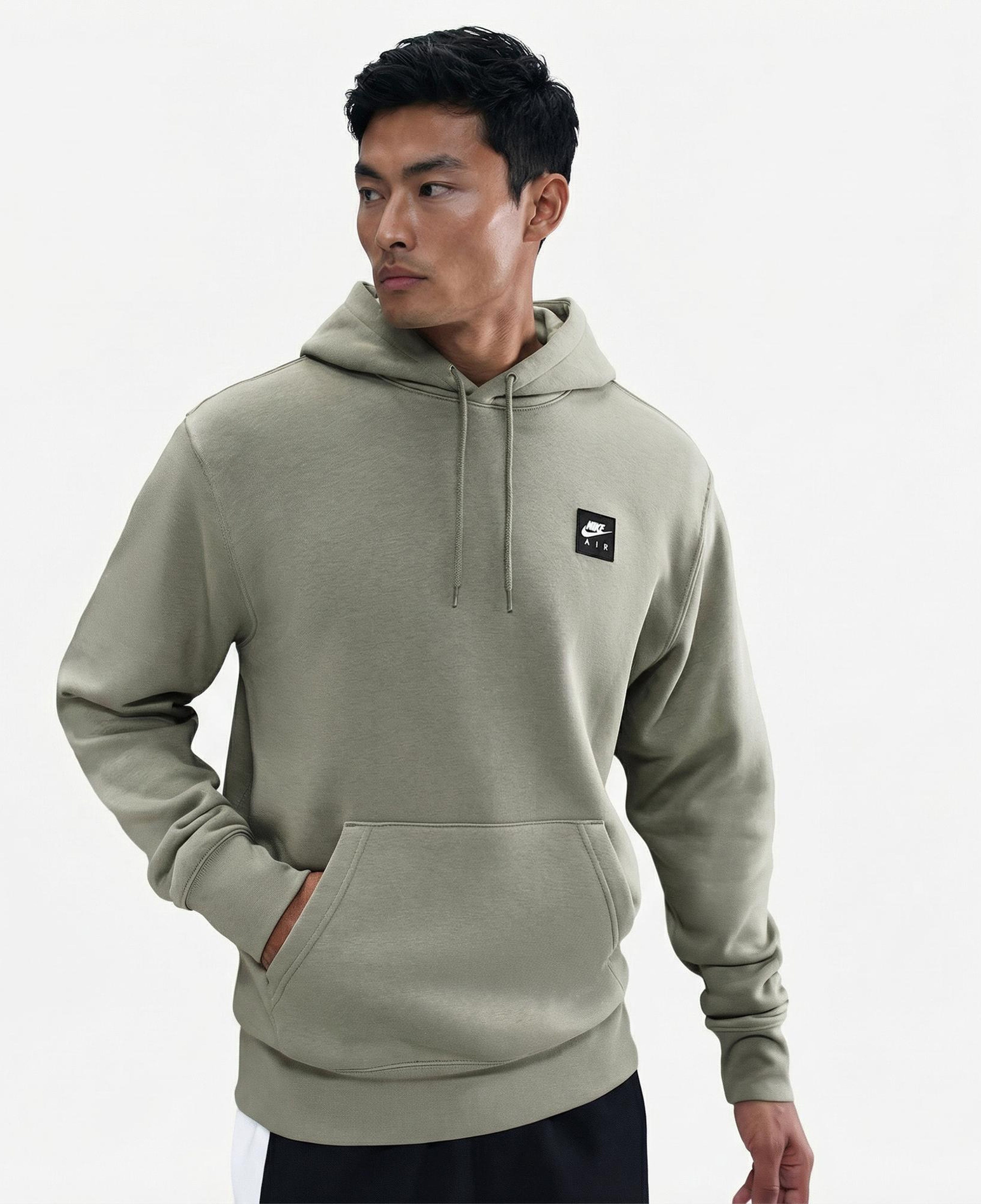 Nike Air Pullover Erkek Yeşil Kapüşonlu Hoodie