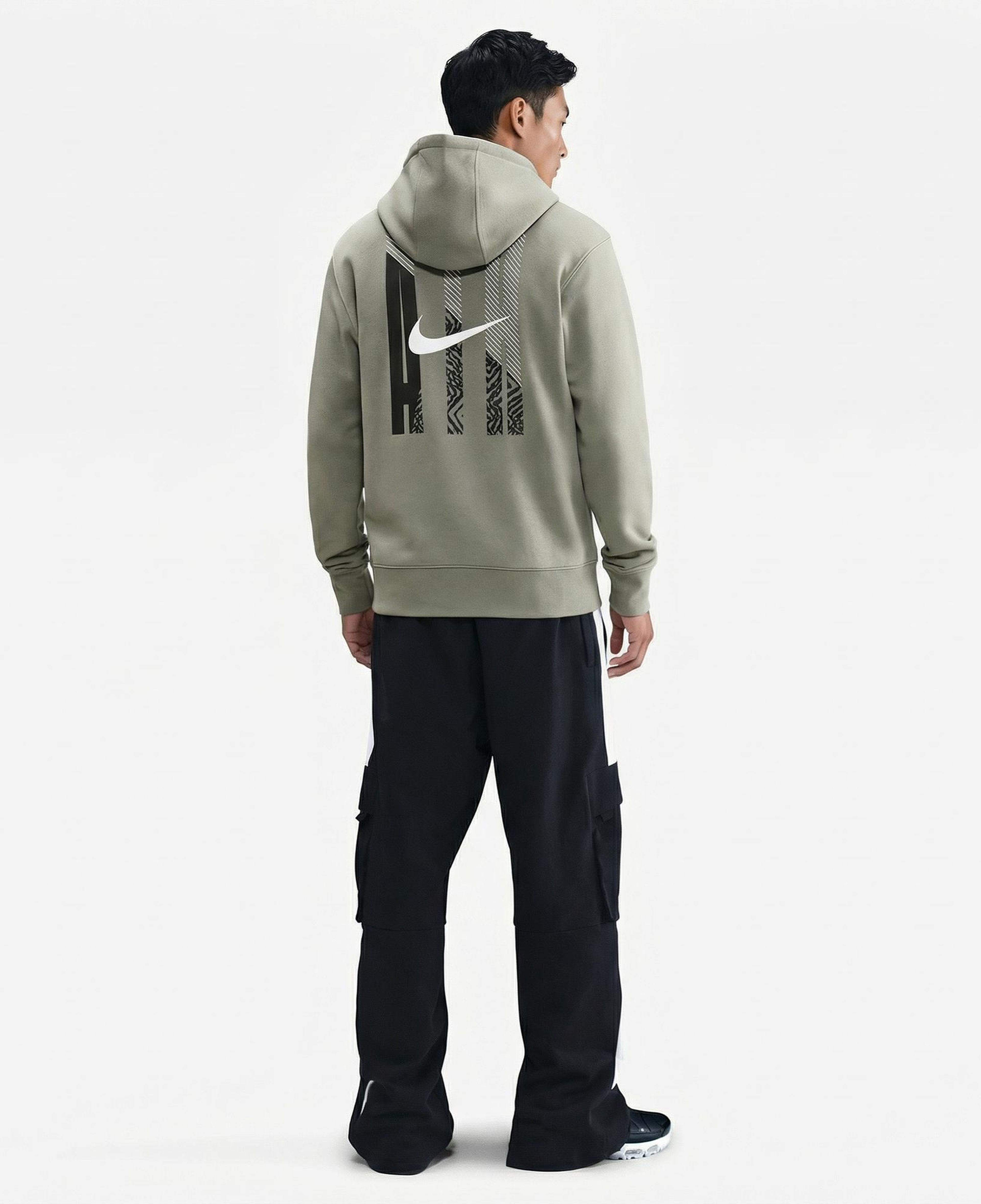 Nike Air Pullover Erkek Yeşil Kapüşonlu Hoodie