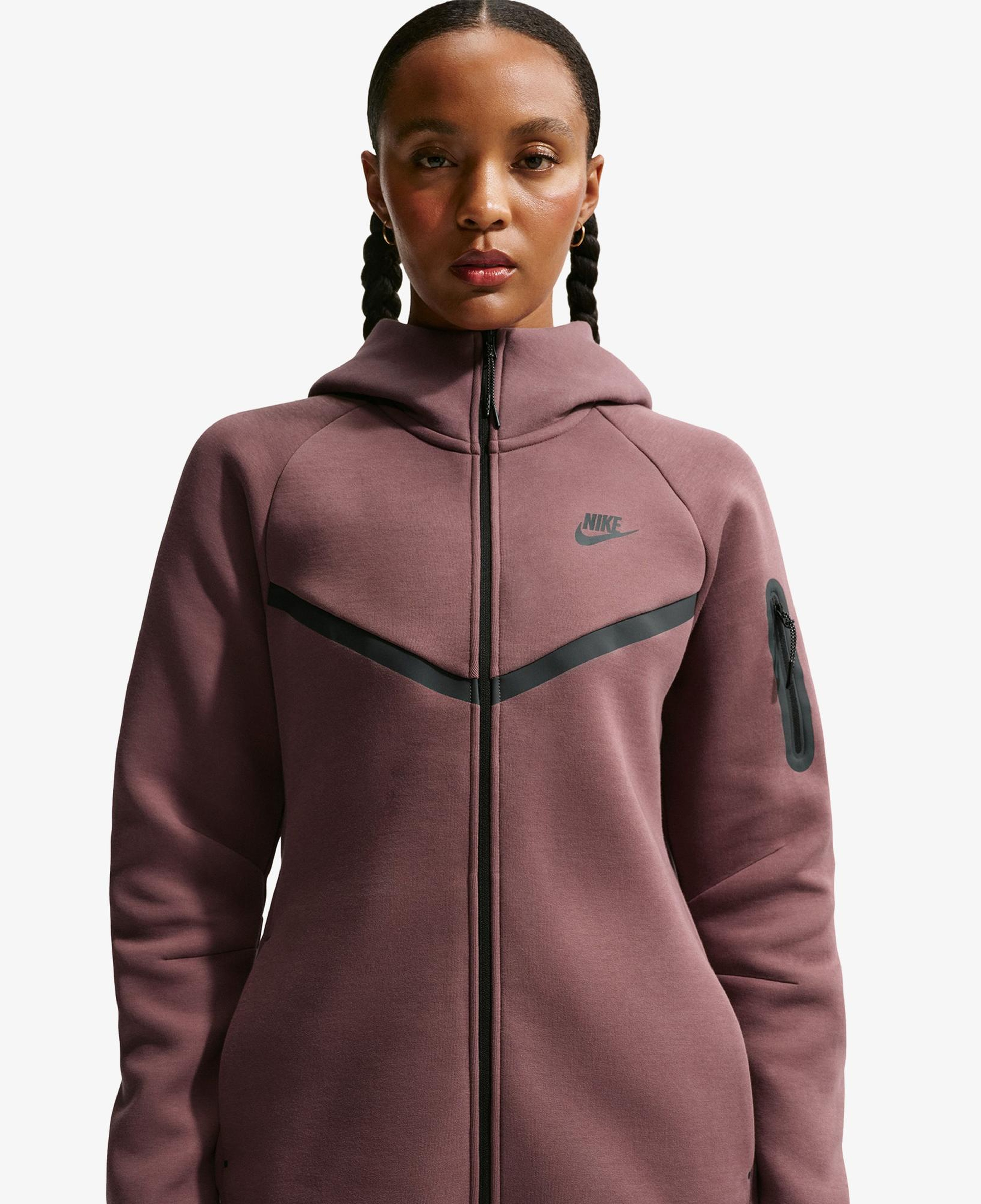 Nike Sportswear Tech Fleece Windrunner Kadın Pembe Eşofman Üstü