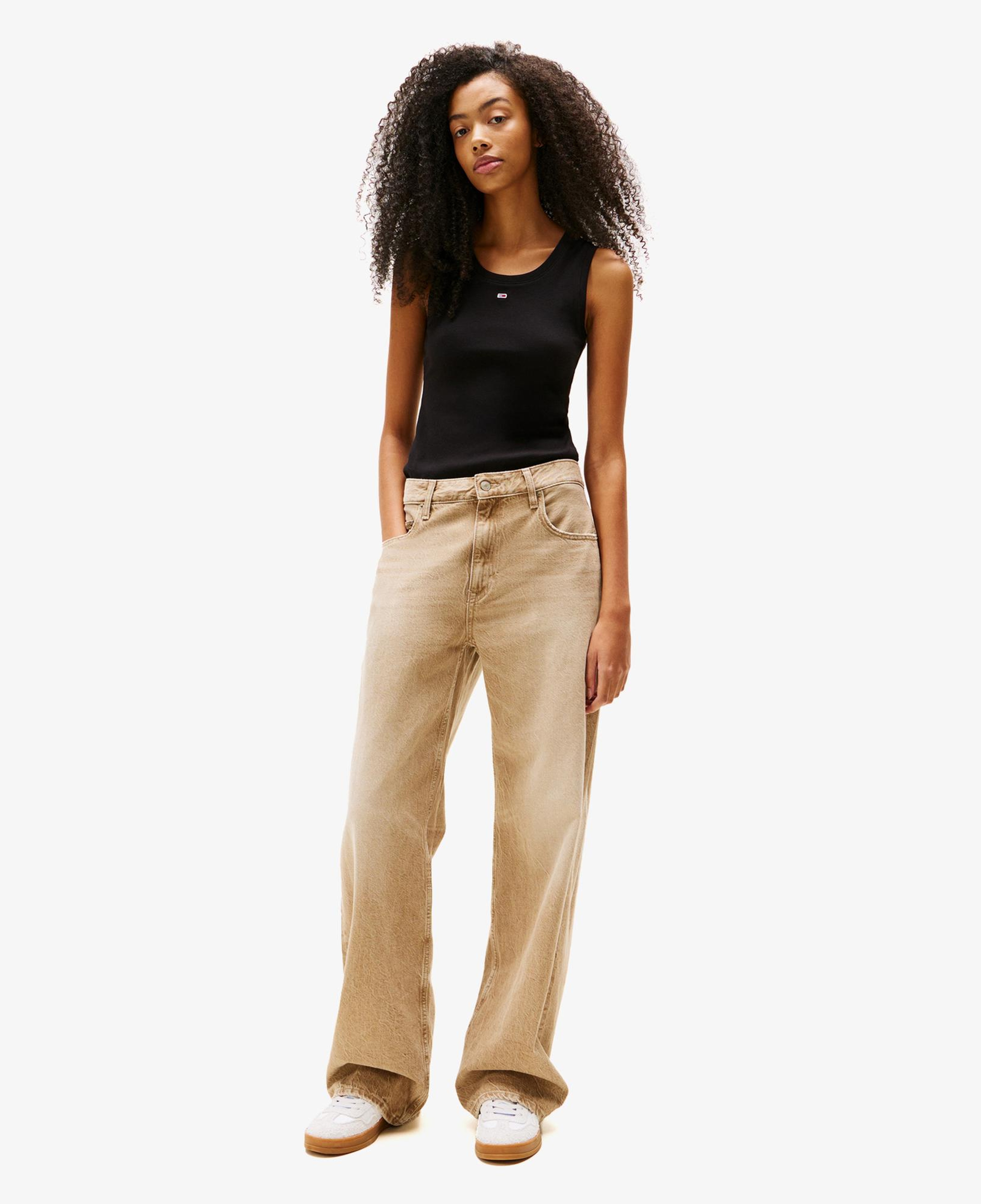 Tommy Hilfiger Denim Essentials Kadın Siyah T-Shirt