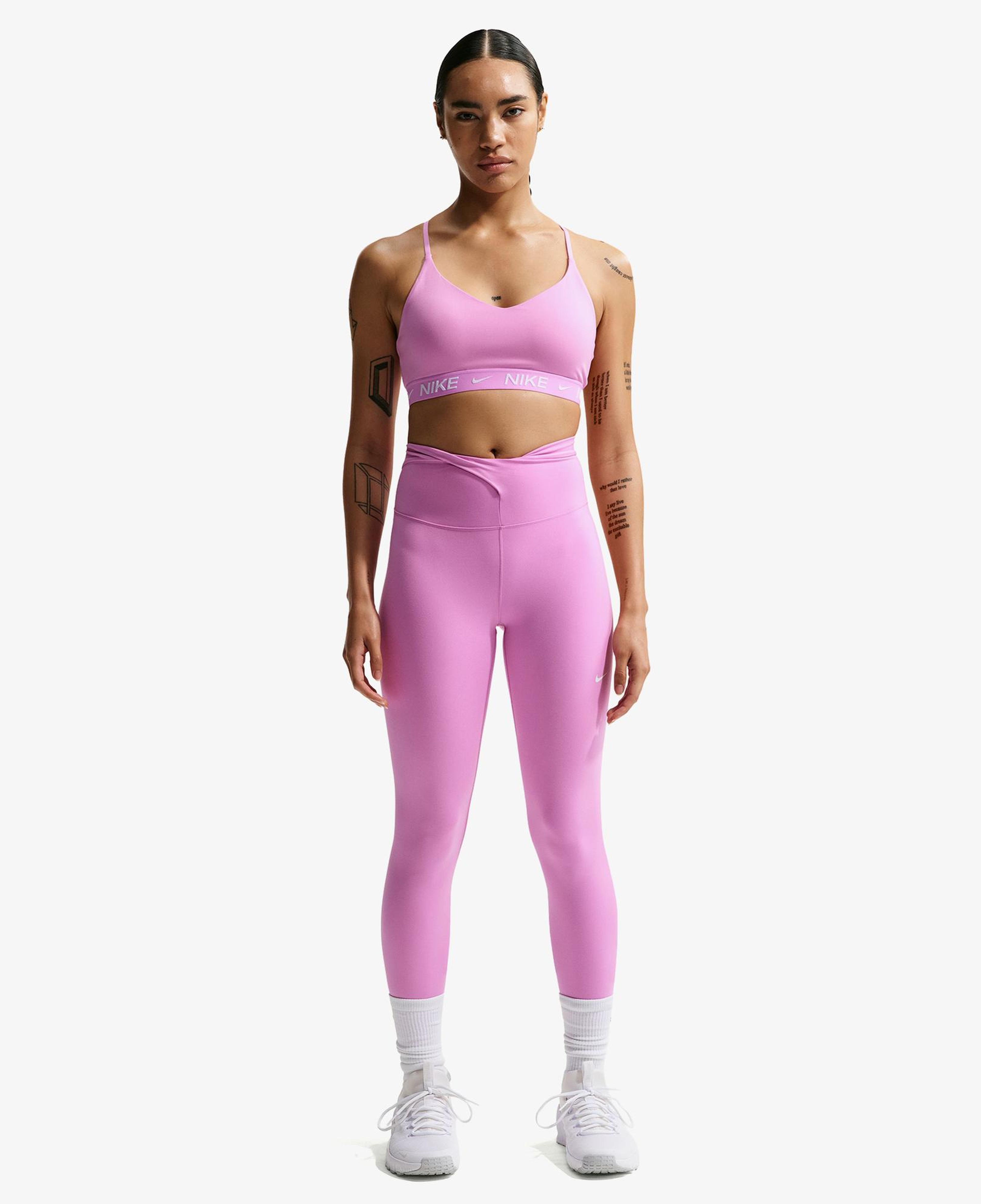 Nike Dri-Fit Indy Light Support Kadın Pembe Bra