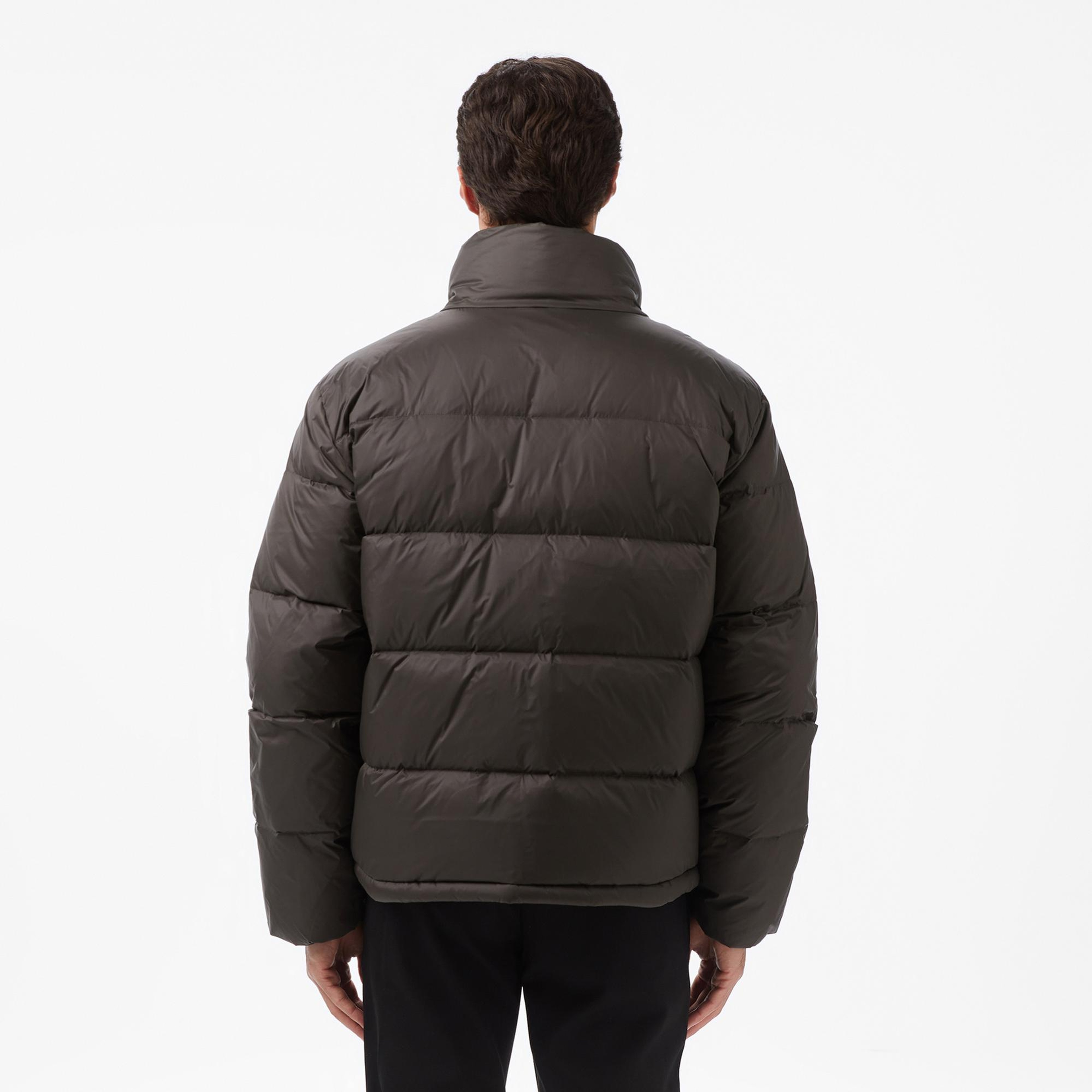 Calvin Klein Nylon Down Puffer Erkek Gri Mont