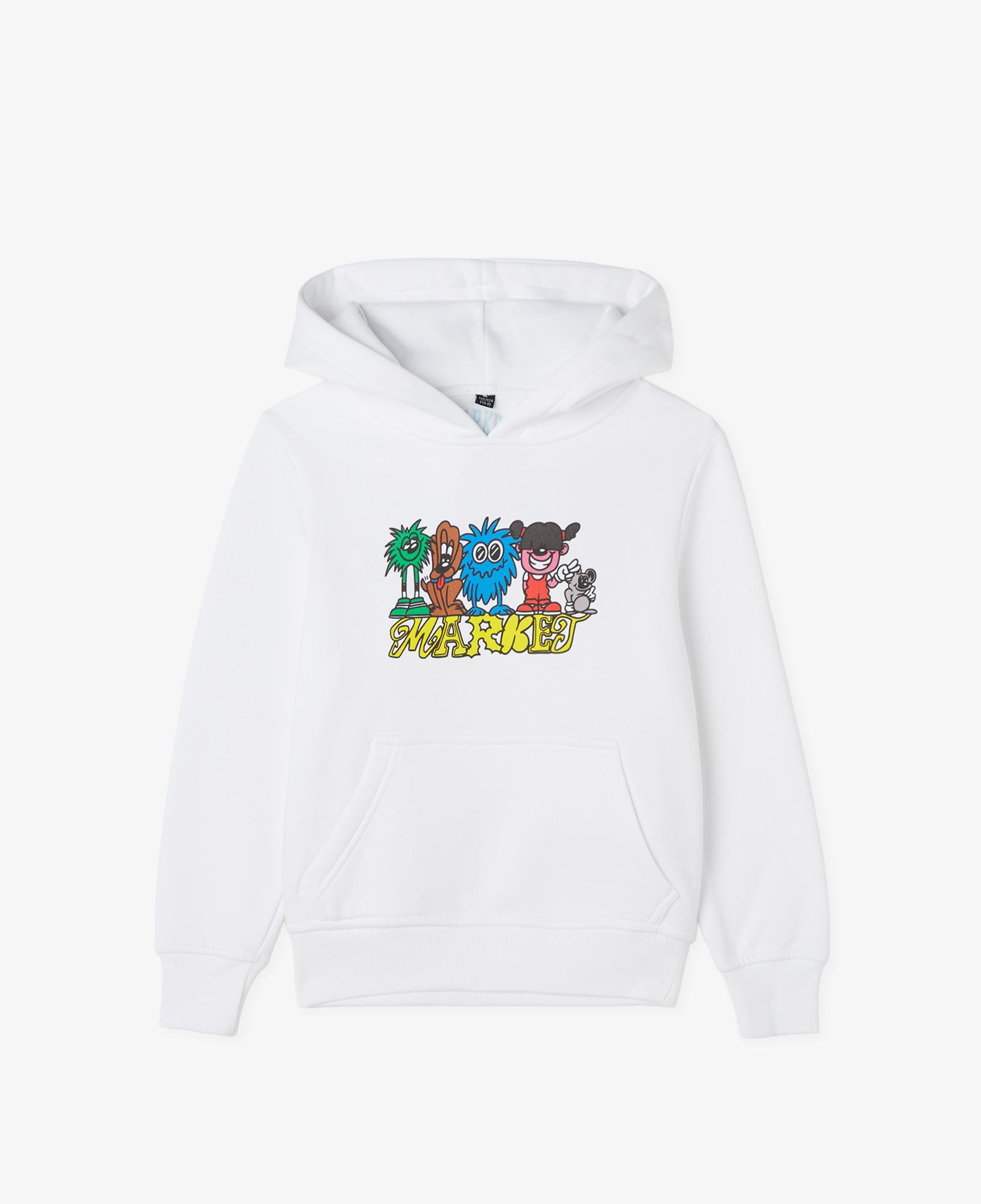 Mini Market My Squad Çocuk Beyaz Hoodie