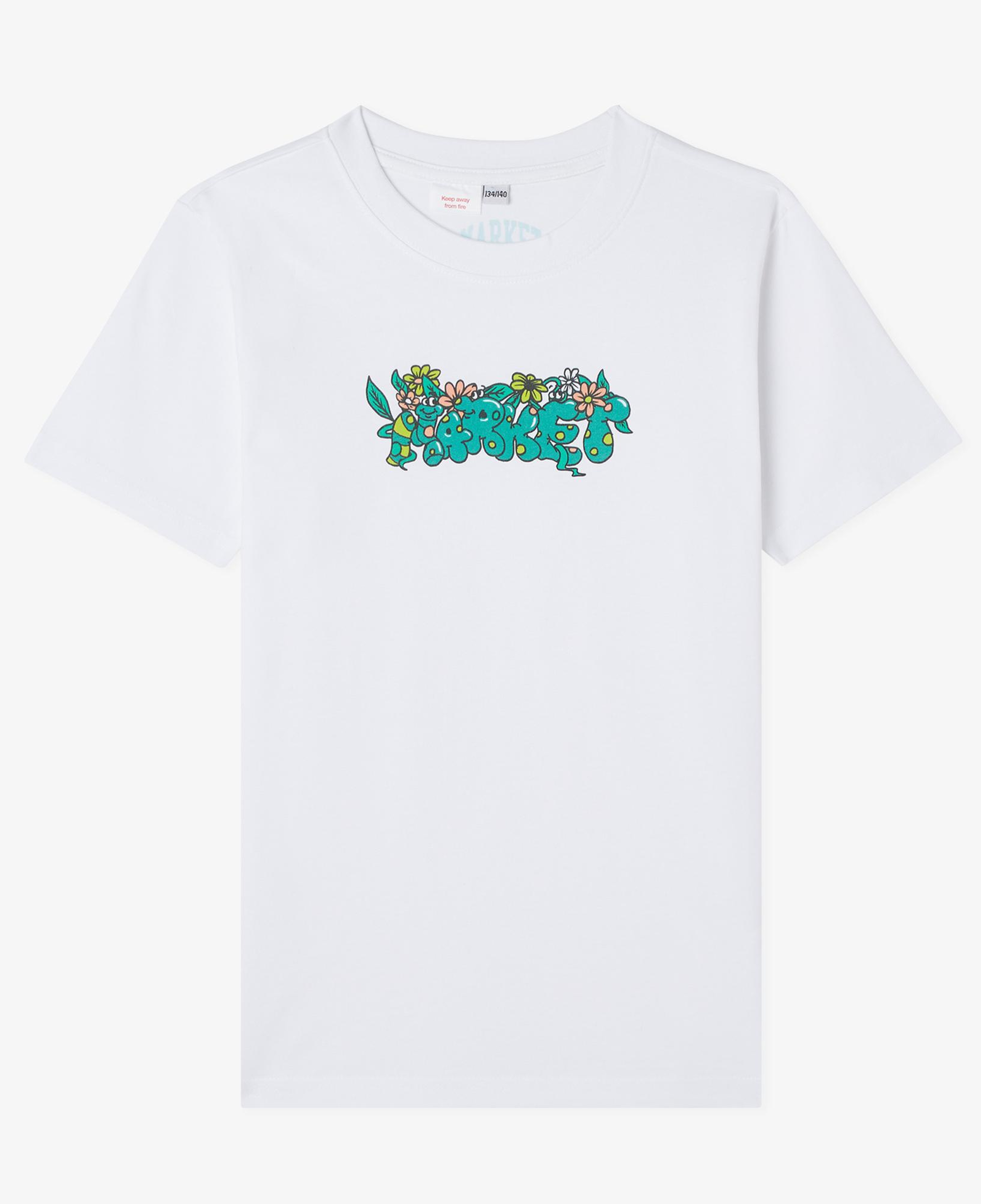 Market In The Garden Çocuk Beyaz T-Shirt