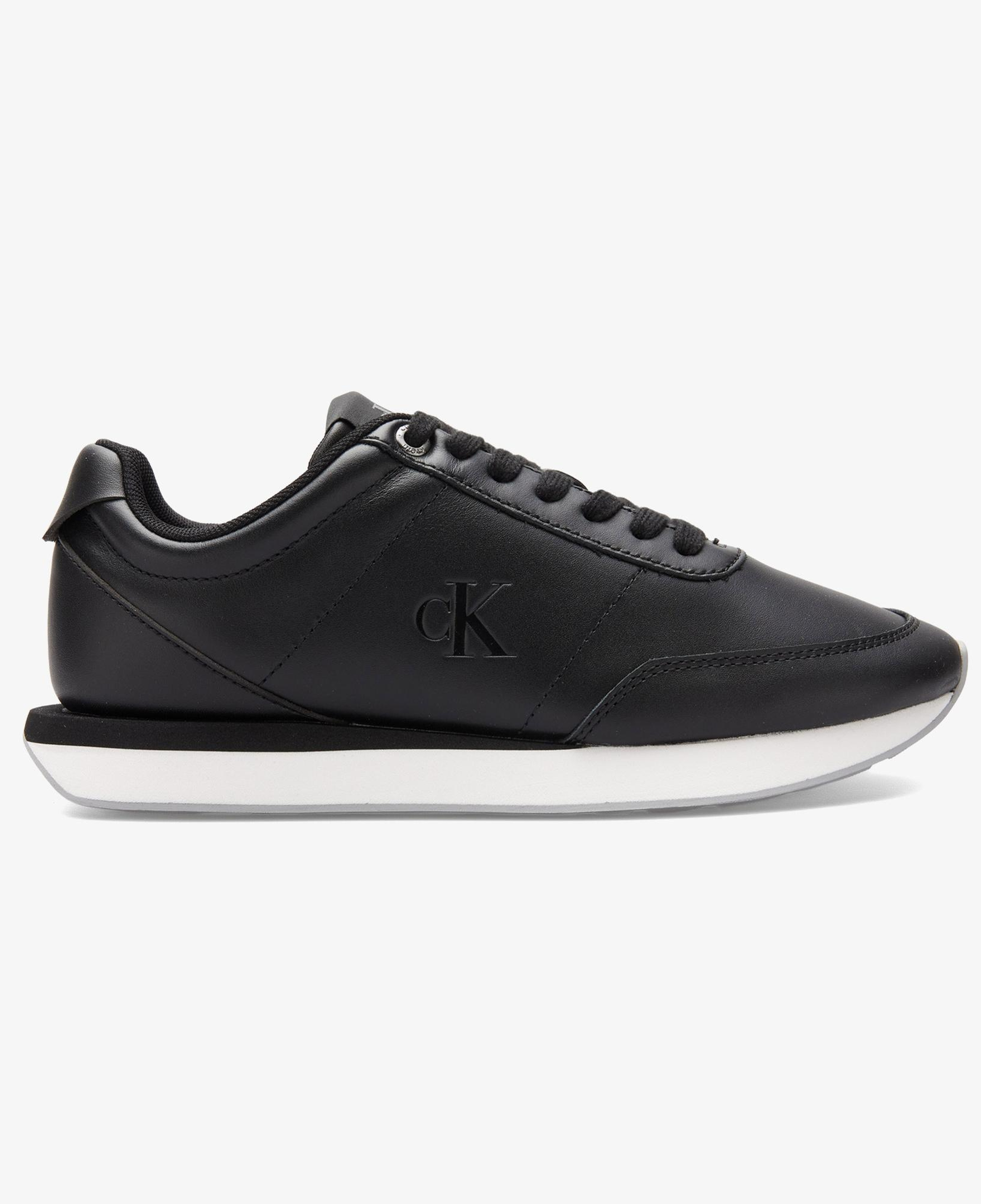 Calvin Klein Retro Runner Lace Up Kadın Siyah Sneaker