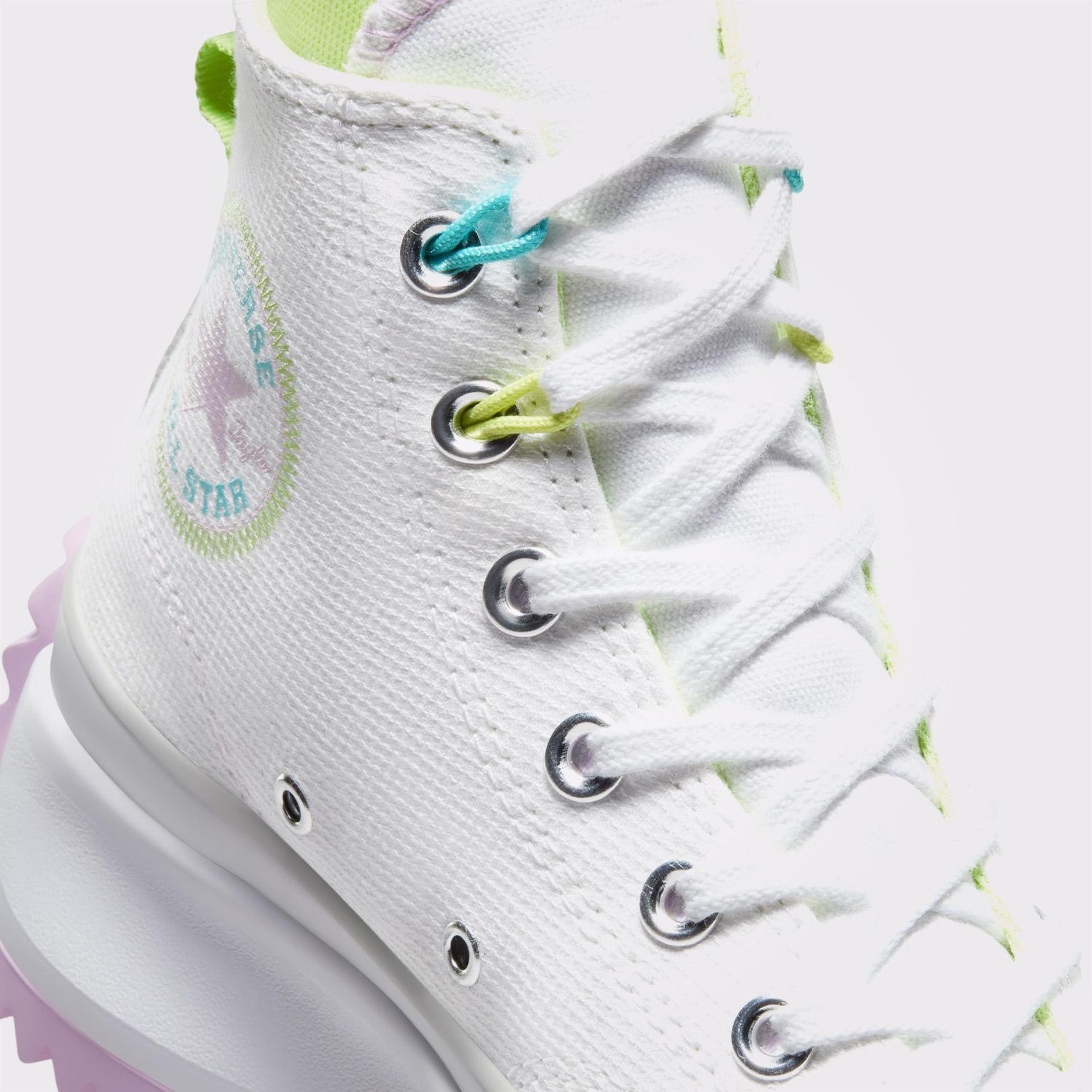 Converse Run Star Hike Unisex Beyaz Platform Sneaker