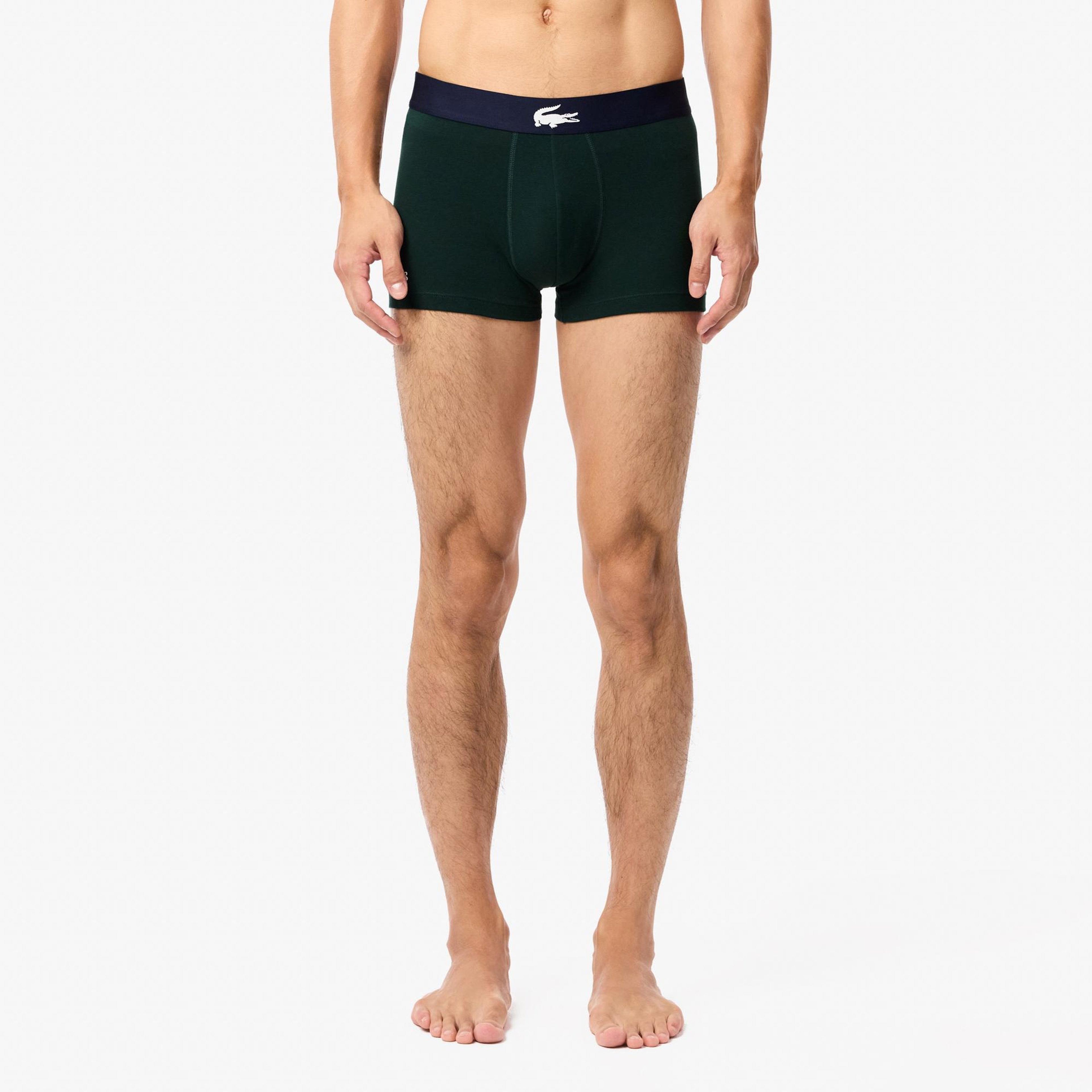 Lacoste Erkek 3'lü Renkli Boxer