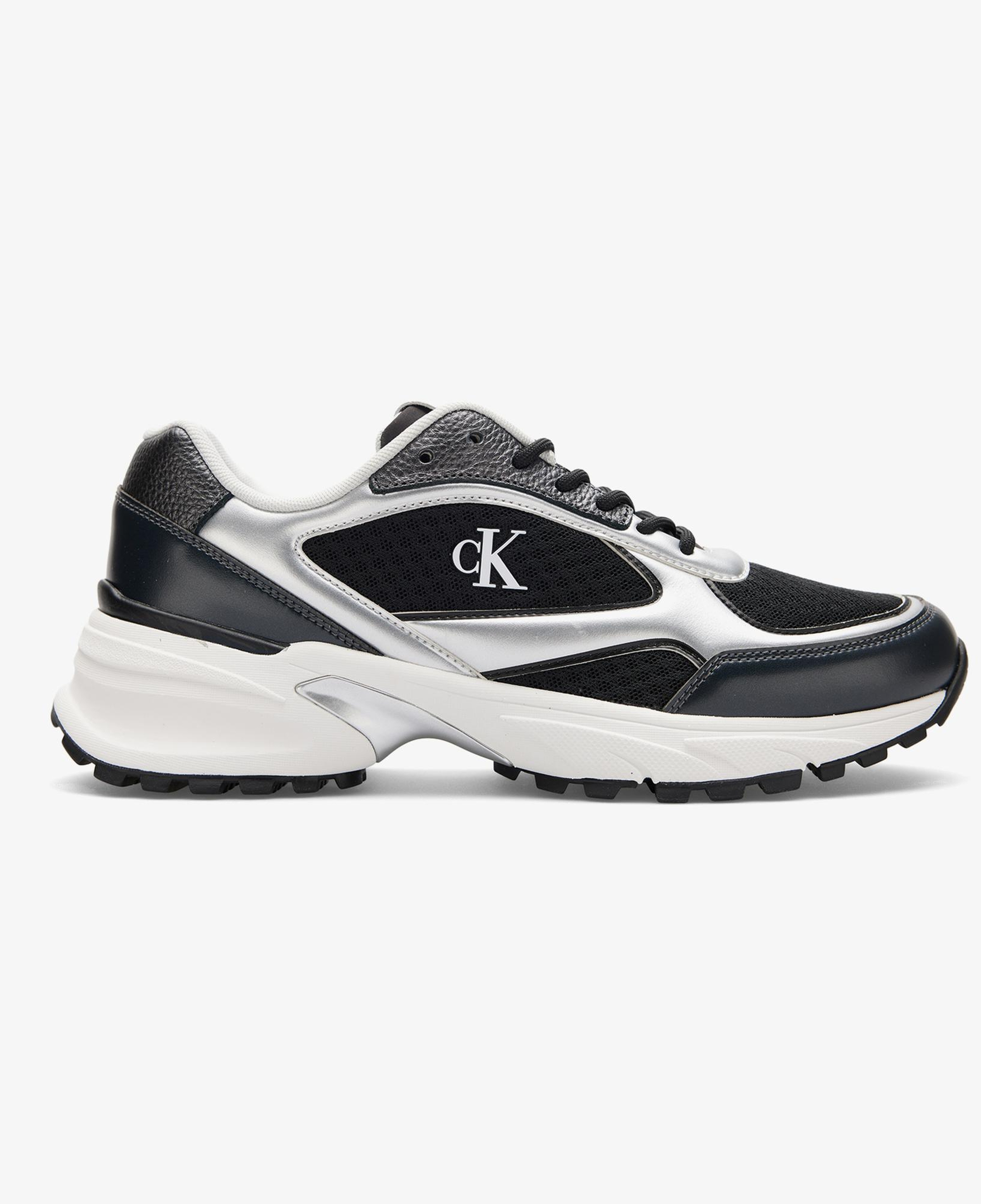 Calvin Klein Hike Runner Laceup Mesh Erkek Siyah Sneaker