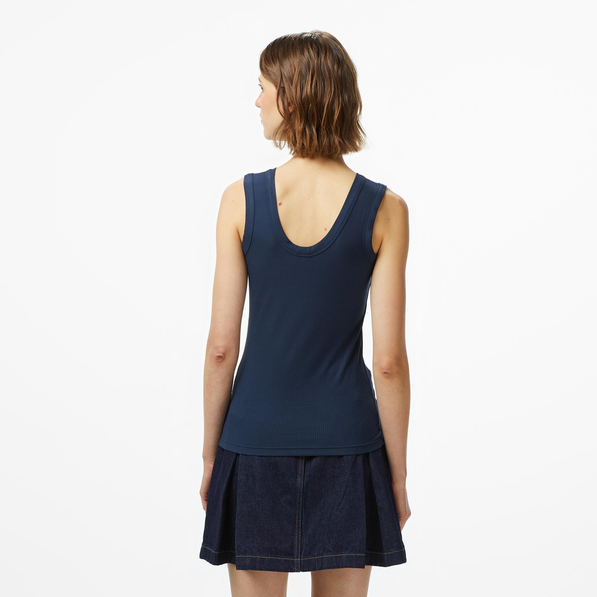 Calvin Klein Modal Tank Essential Kadın Lacivert T-Shirt