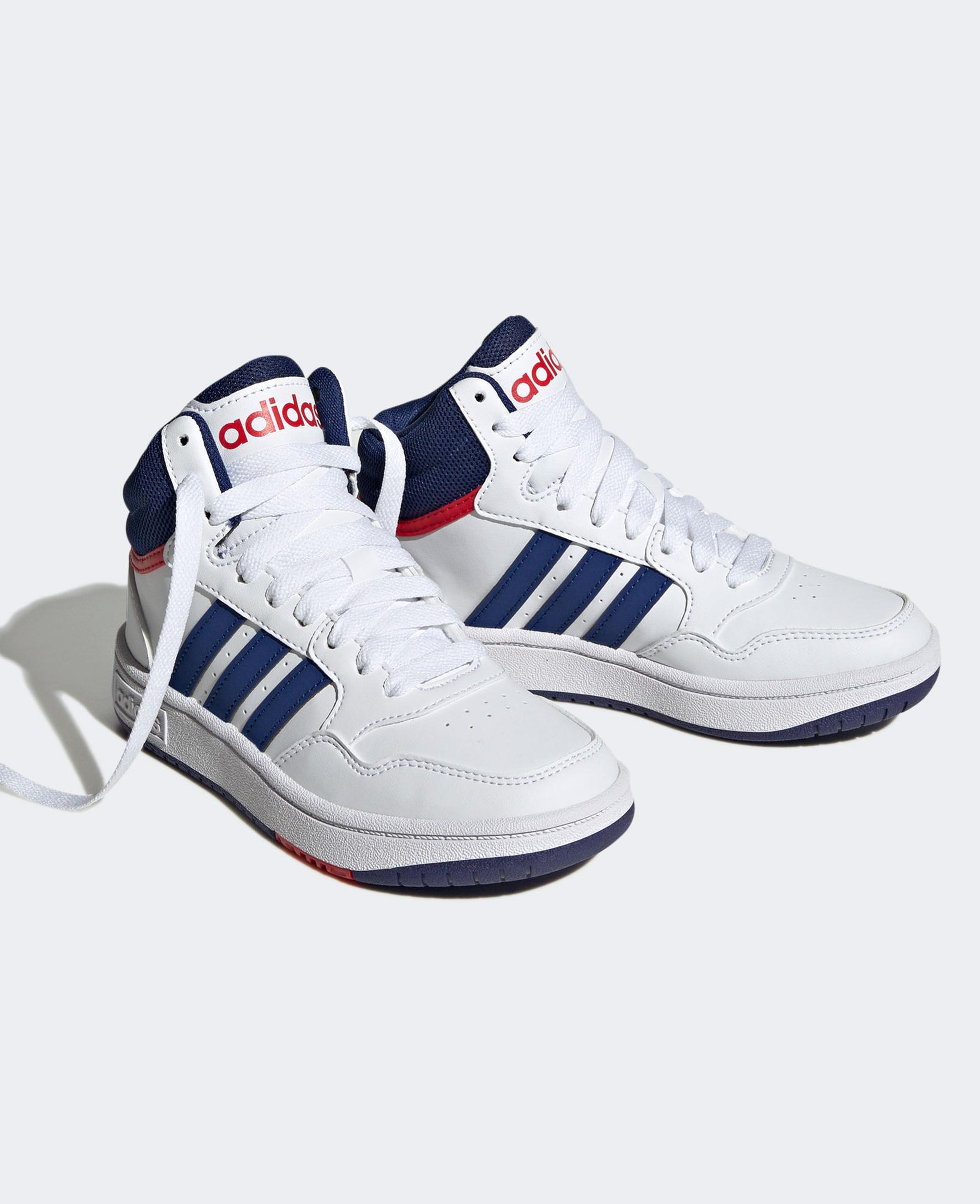 adidas Sportswear Hoops 3.0 Mid Çocuk Beyaz Spor Ayakkabı