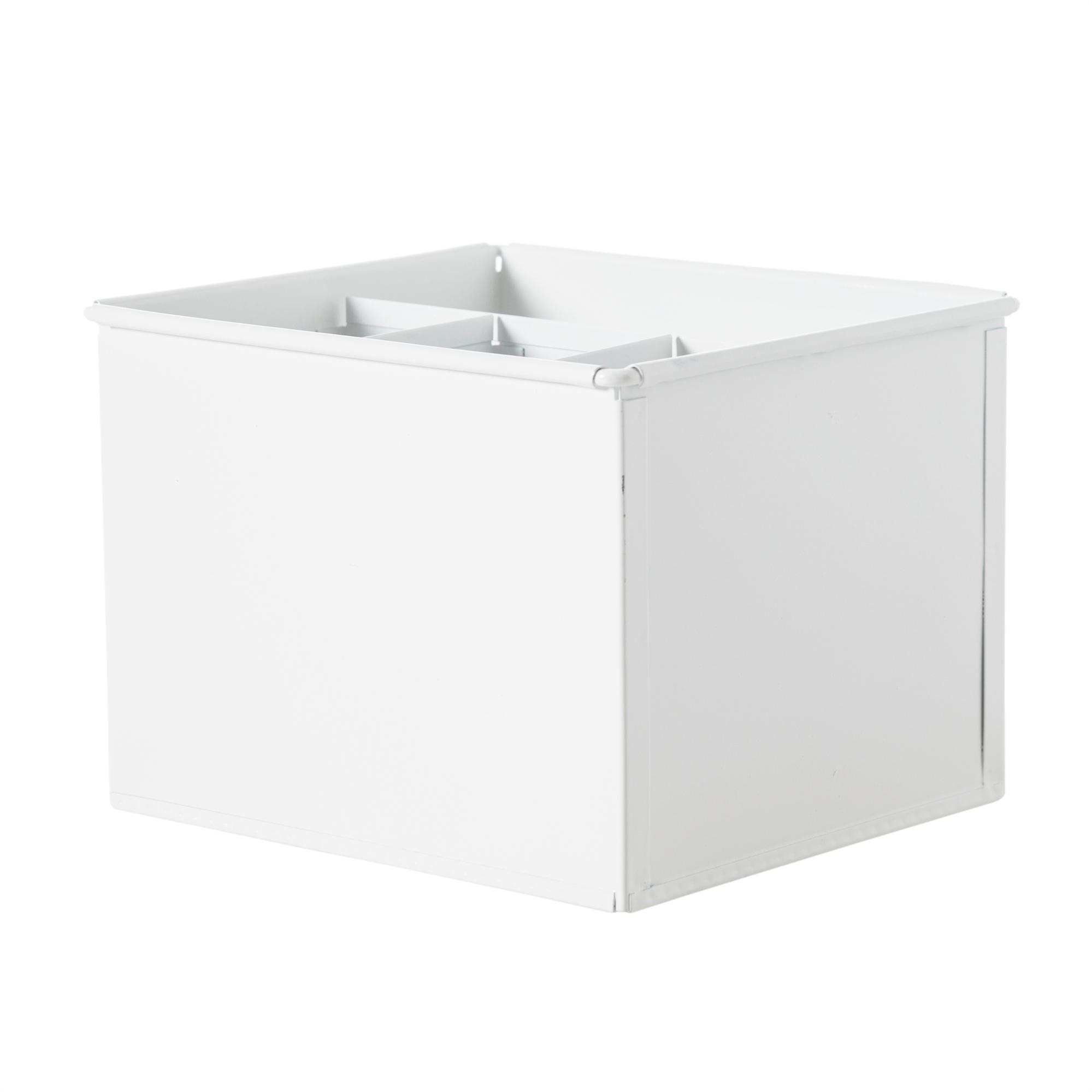 ROMA BÖLMELİ DÜZENLEYİCİ MAT BEYAZ 19X16X13