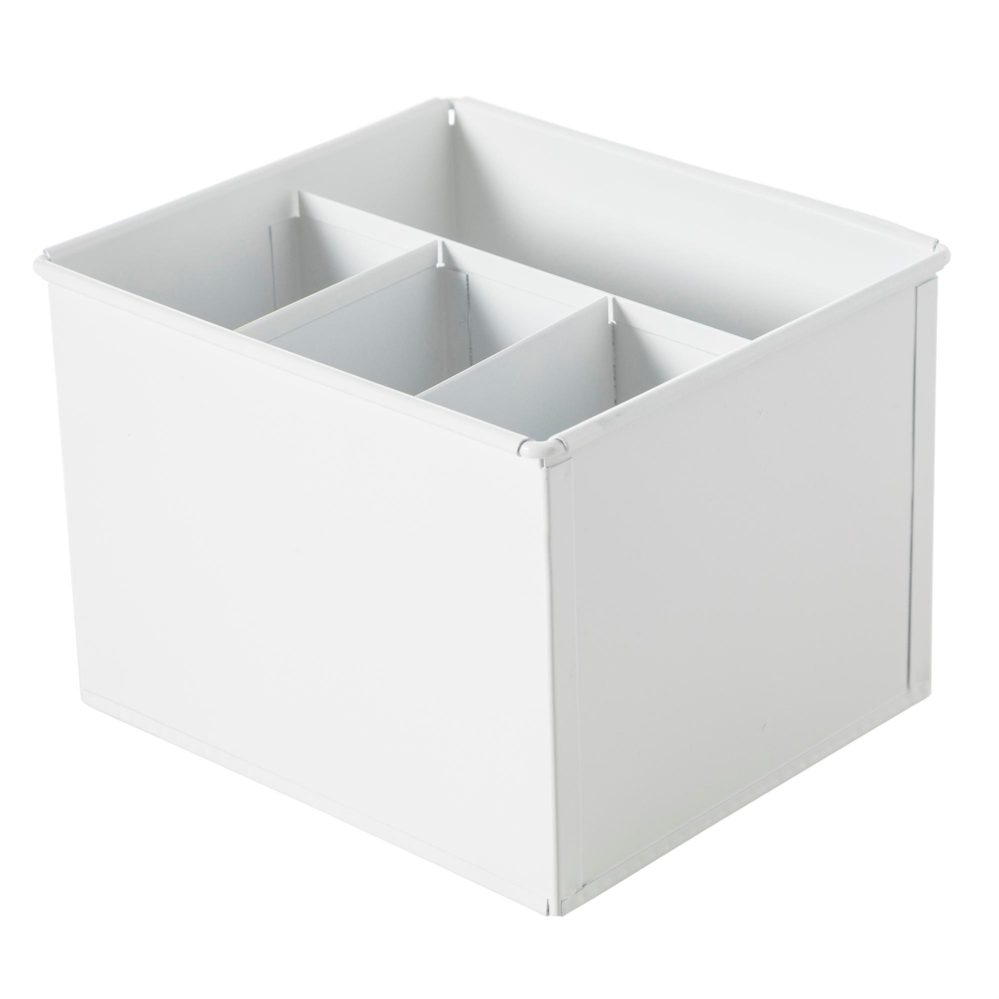 ROMA BÖLMELİ DÜZENLEYİCİ MAT BEYAZ 19X16X13