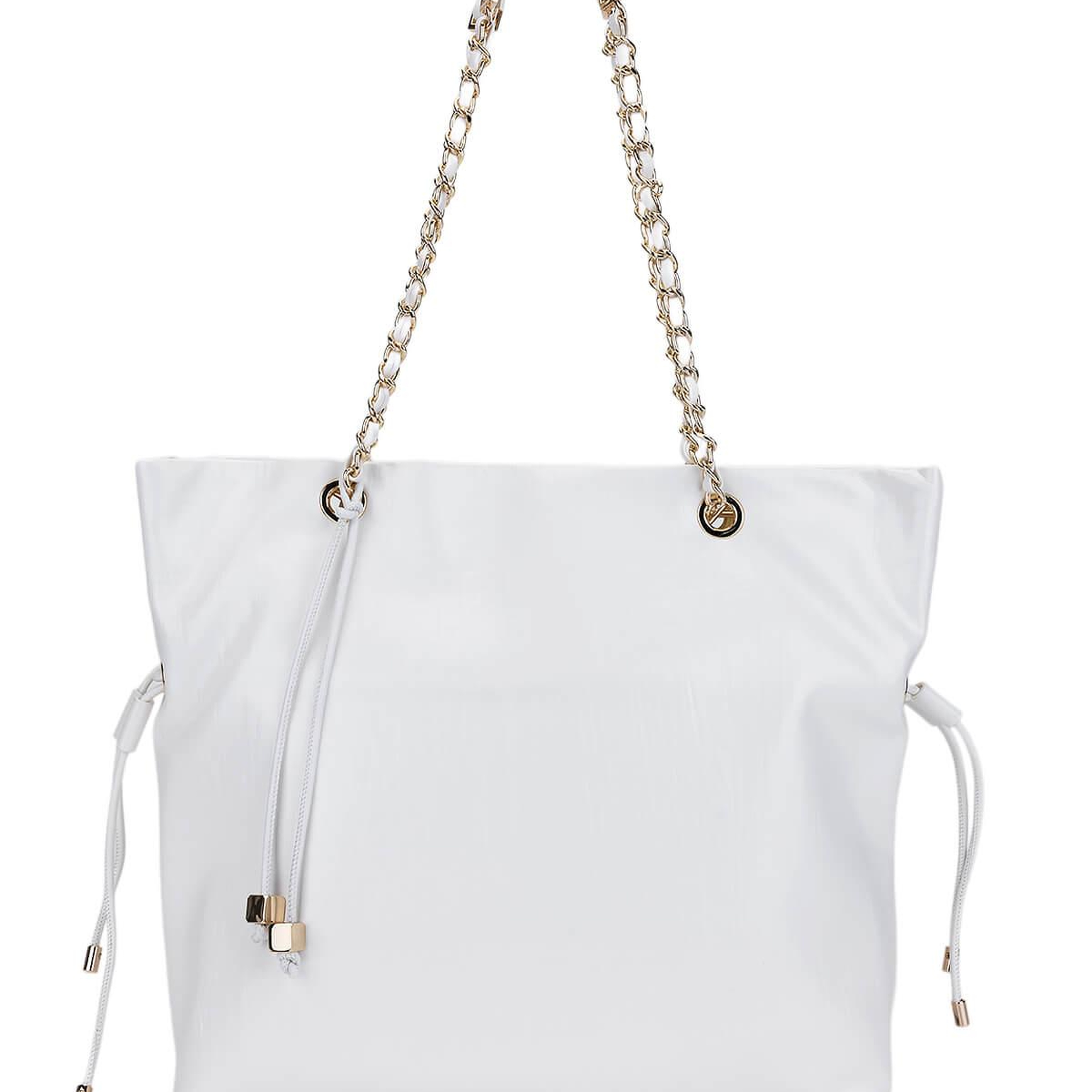 Tamer Tanca Kadın Suni Deri Beyaz Omuz Çanta