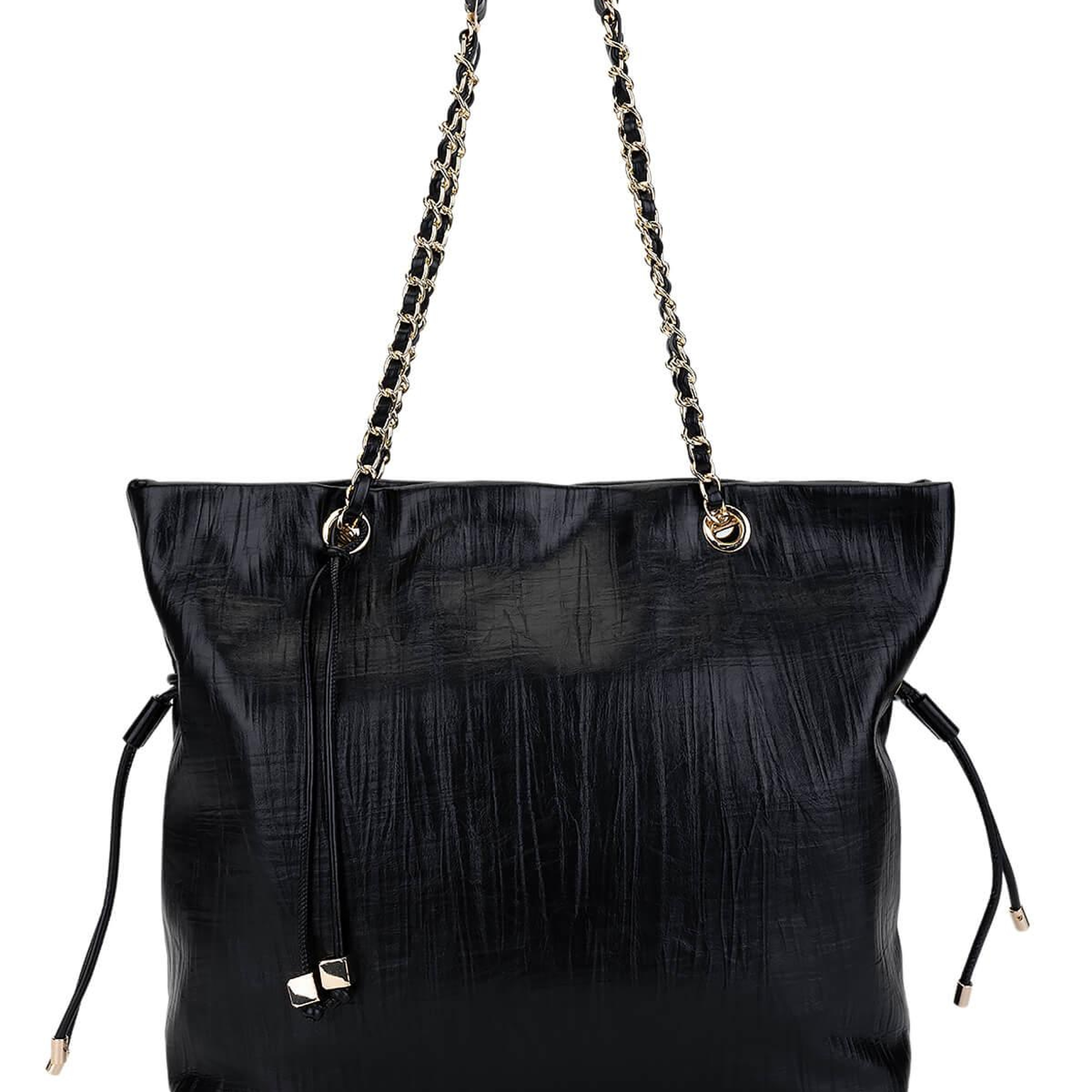 Tamer Tanca Kadın Suni Deri Siyah Omuz Çanta