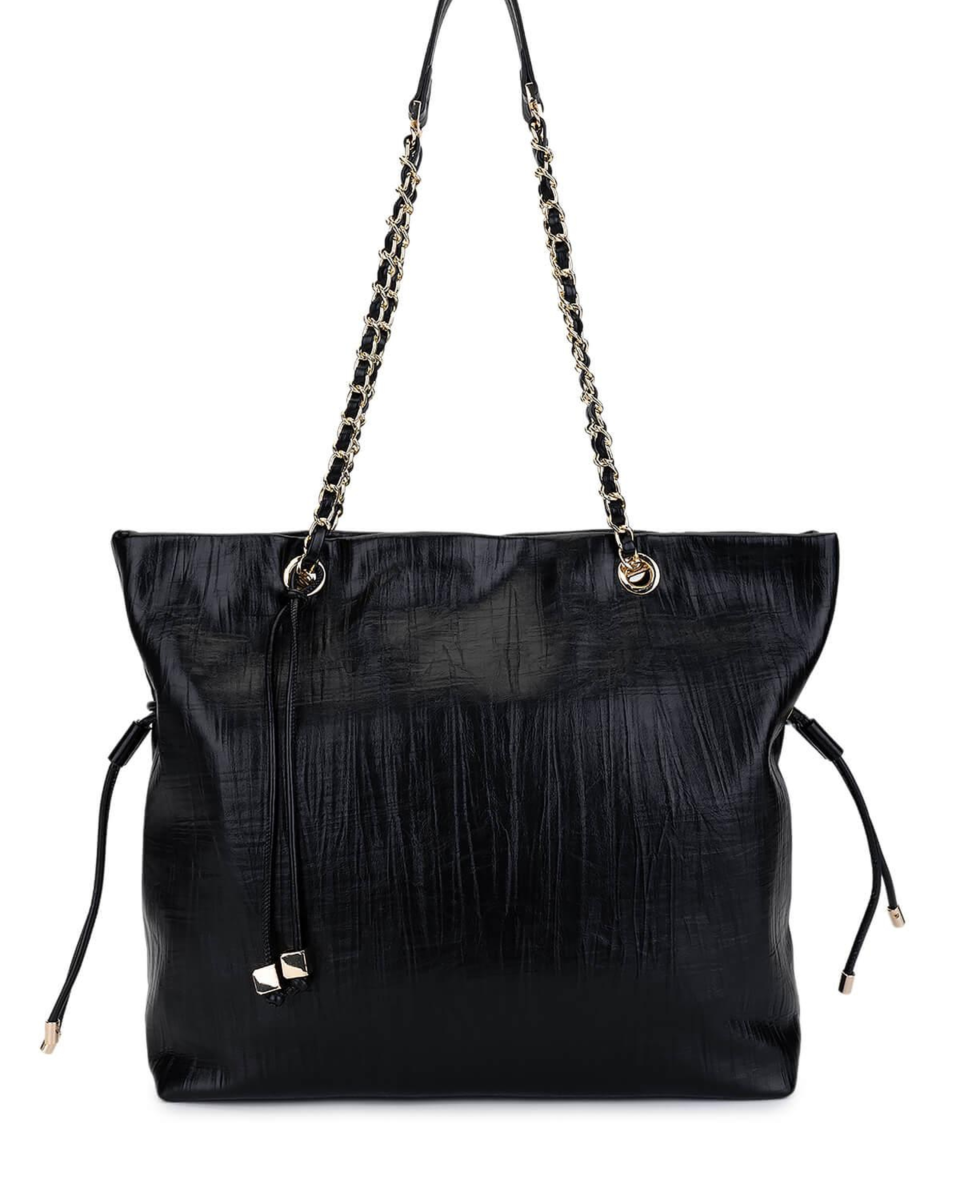 Tamer Tanca Kadın Suni Deri Siyah Omuz Çanta