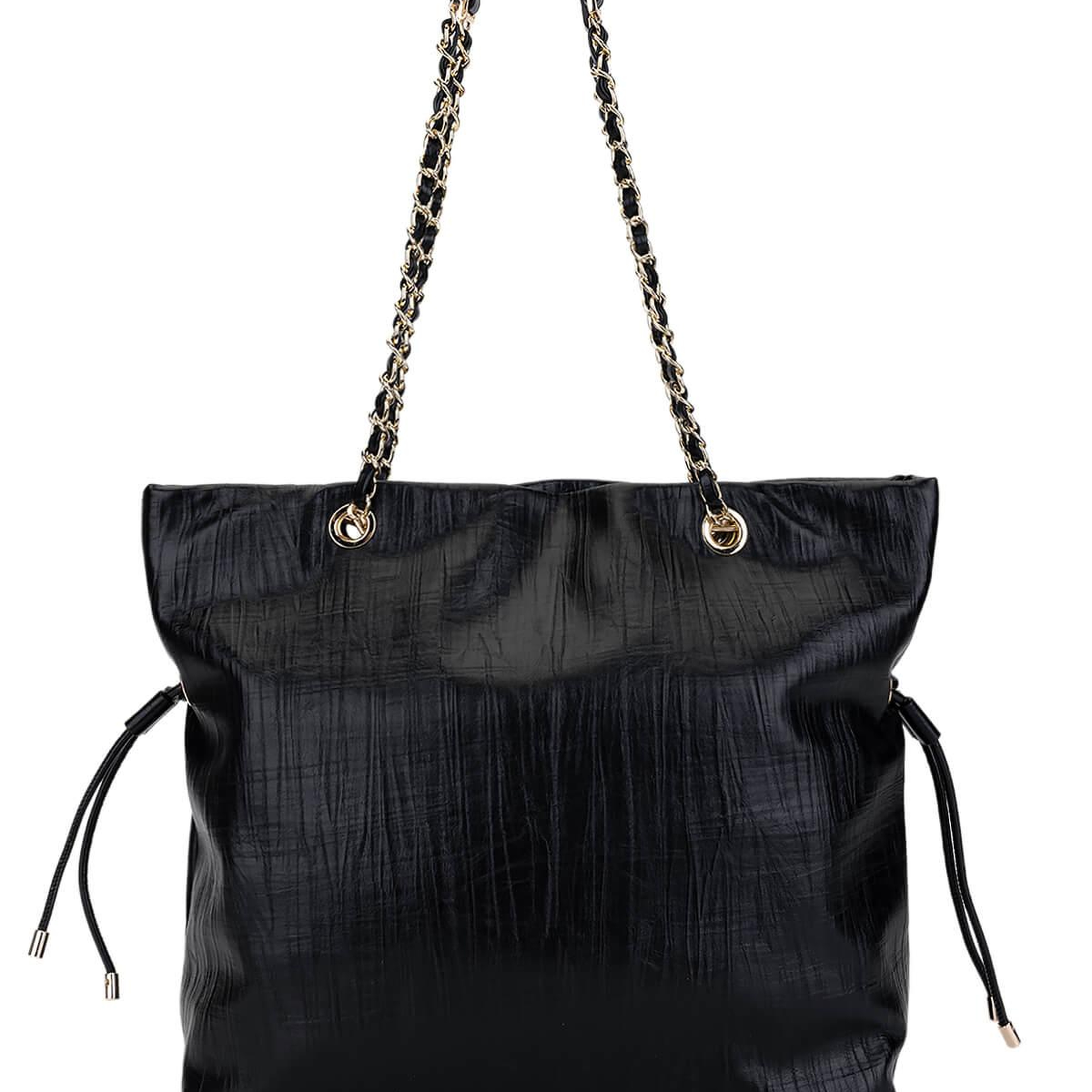 Tamer Tanca Kadın Suni Deri Siyah Omuz Çanta