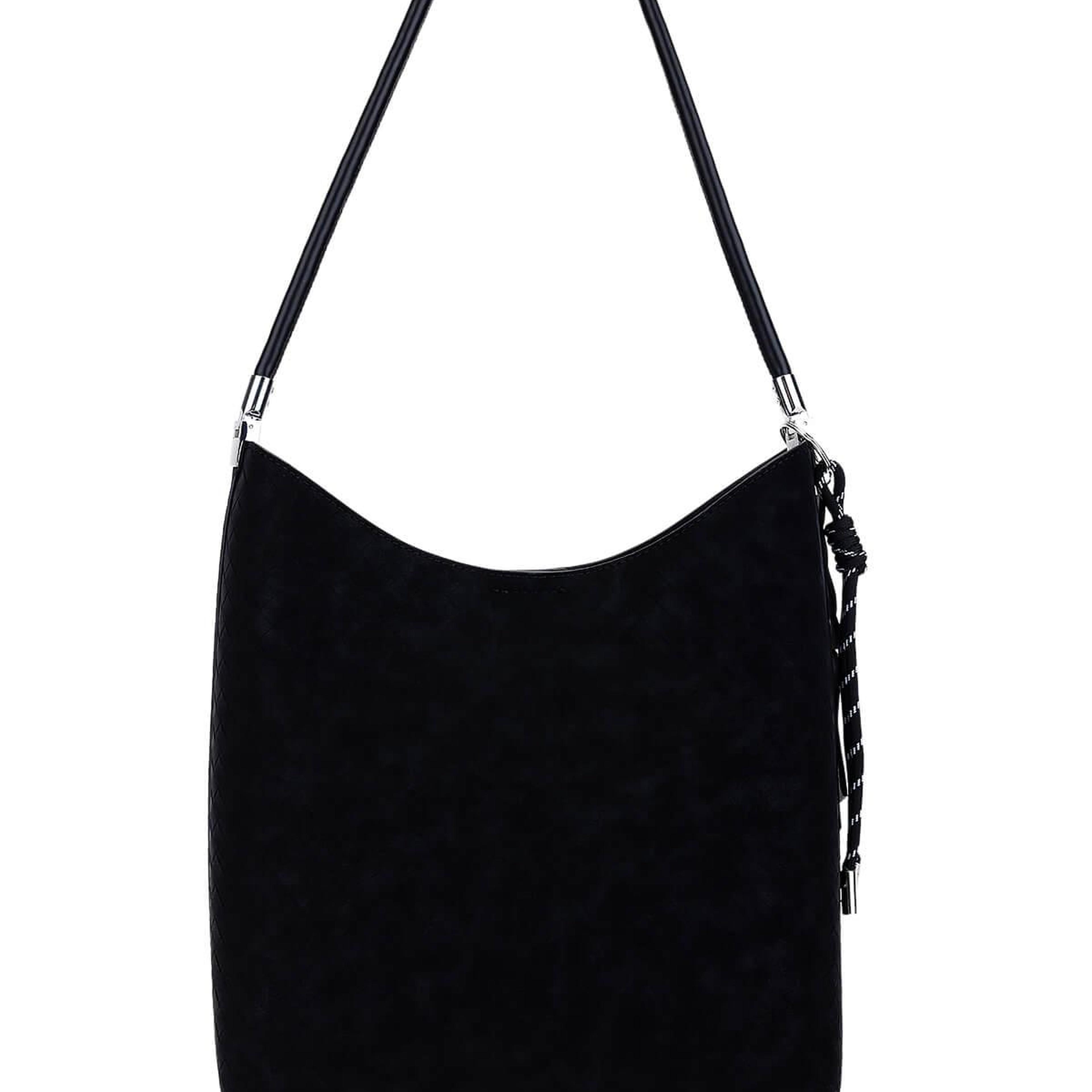 Tamer Tanca Kadın Suni Deri Siyah Omuz Çanta