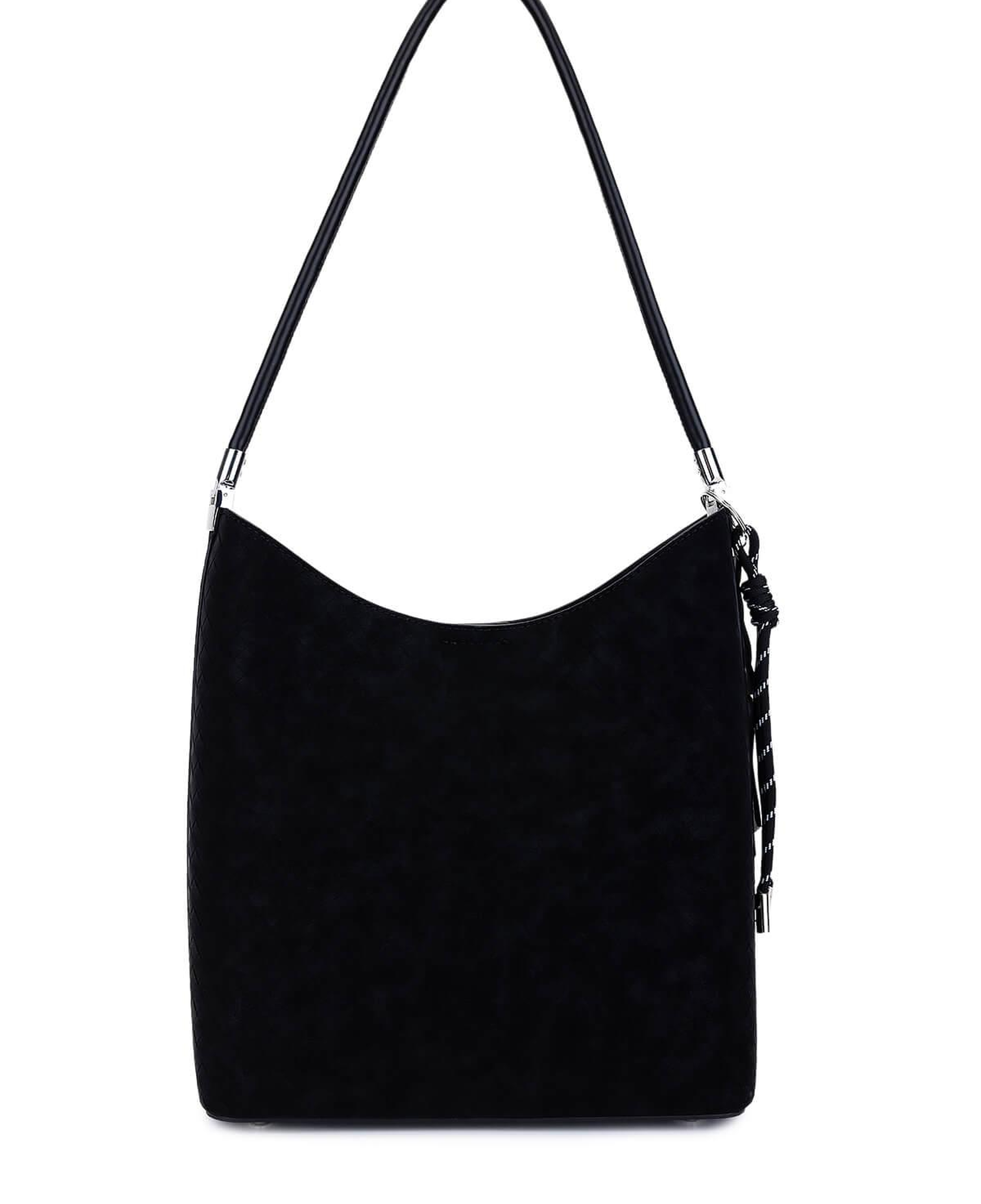 Tamer Tanca Kadın Suni Deri Siyah Omuz Çanta