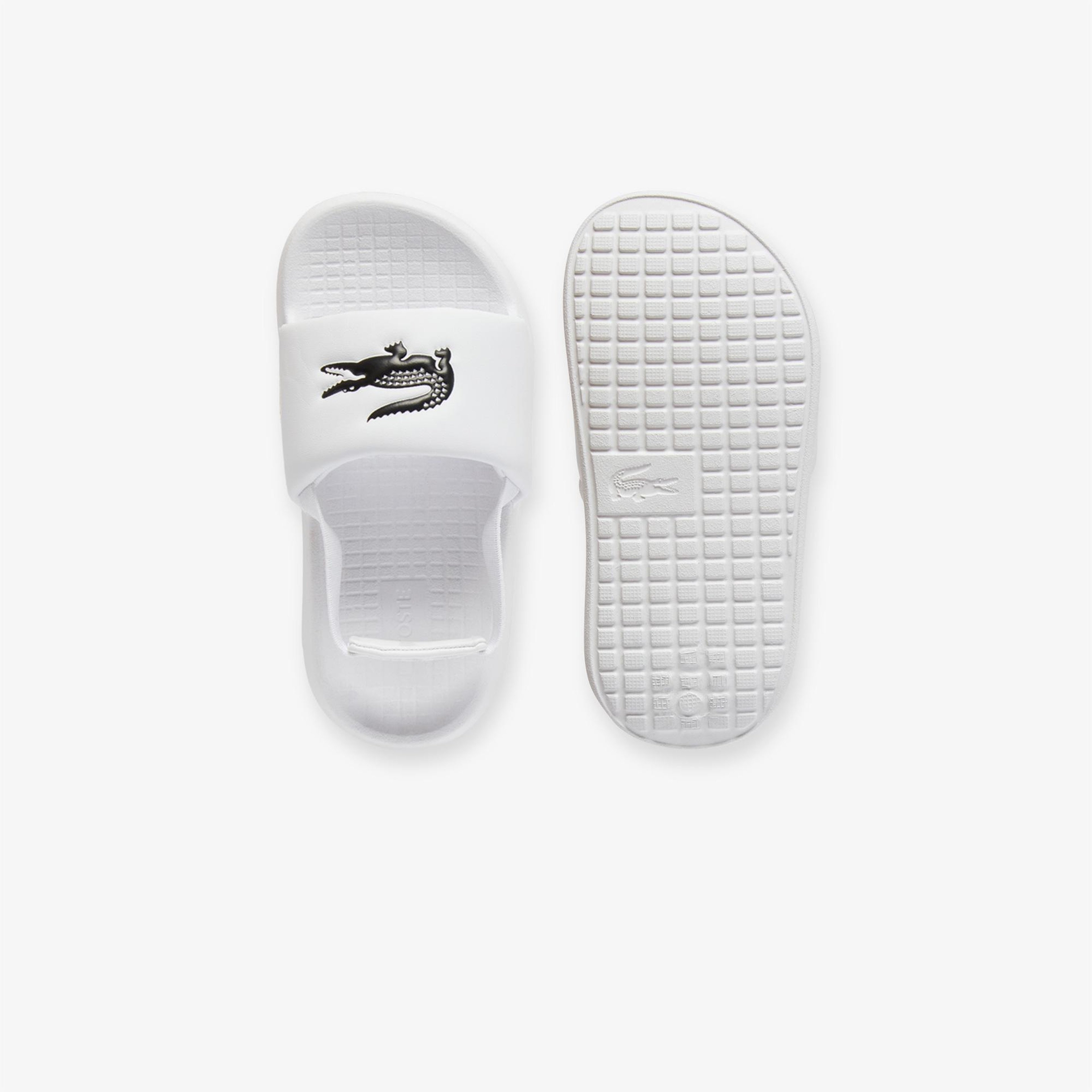 Lacoste Serve Slide 1.0 Bebek Beyaz Sandalet
