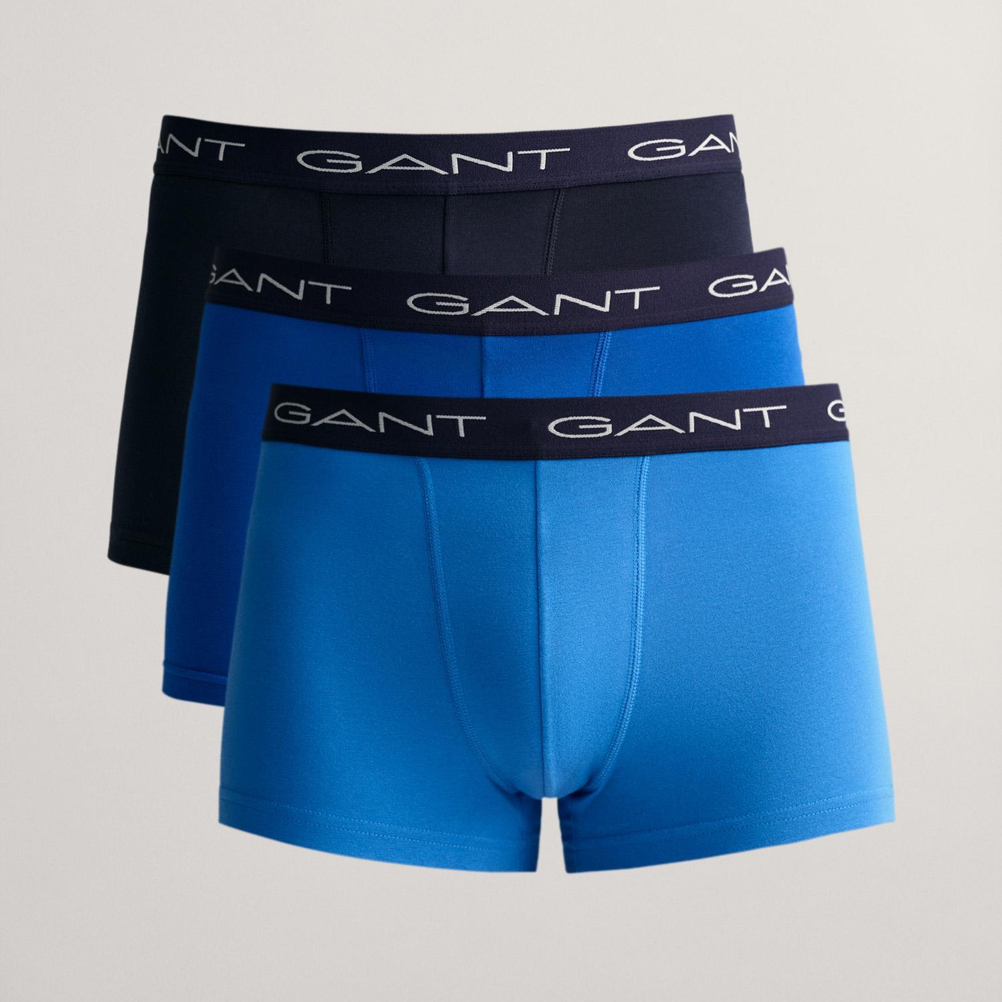 GANT Classic Erkek Mavi 3'lü Boxer