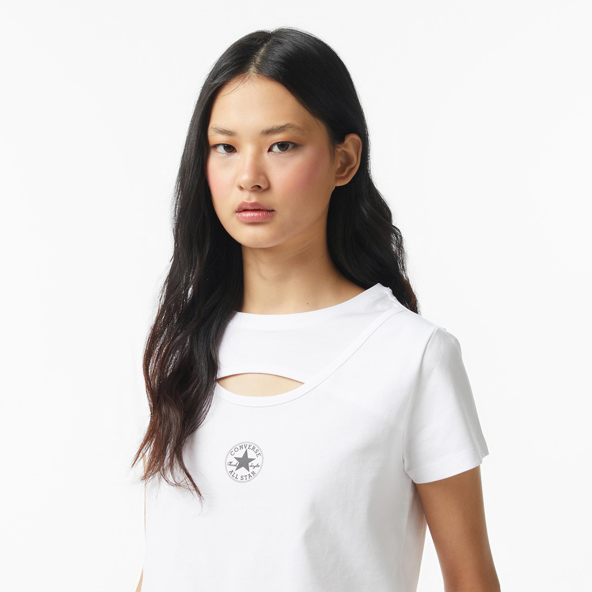 Converse Kadın Beyaz T-Shirt