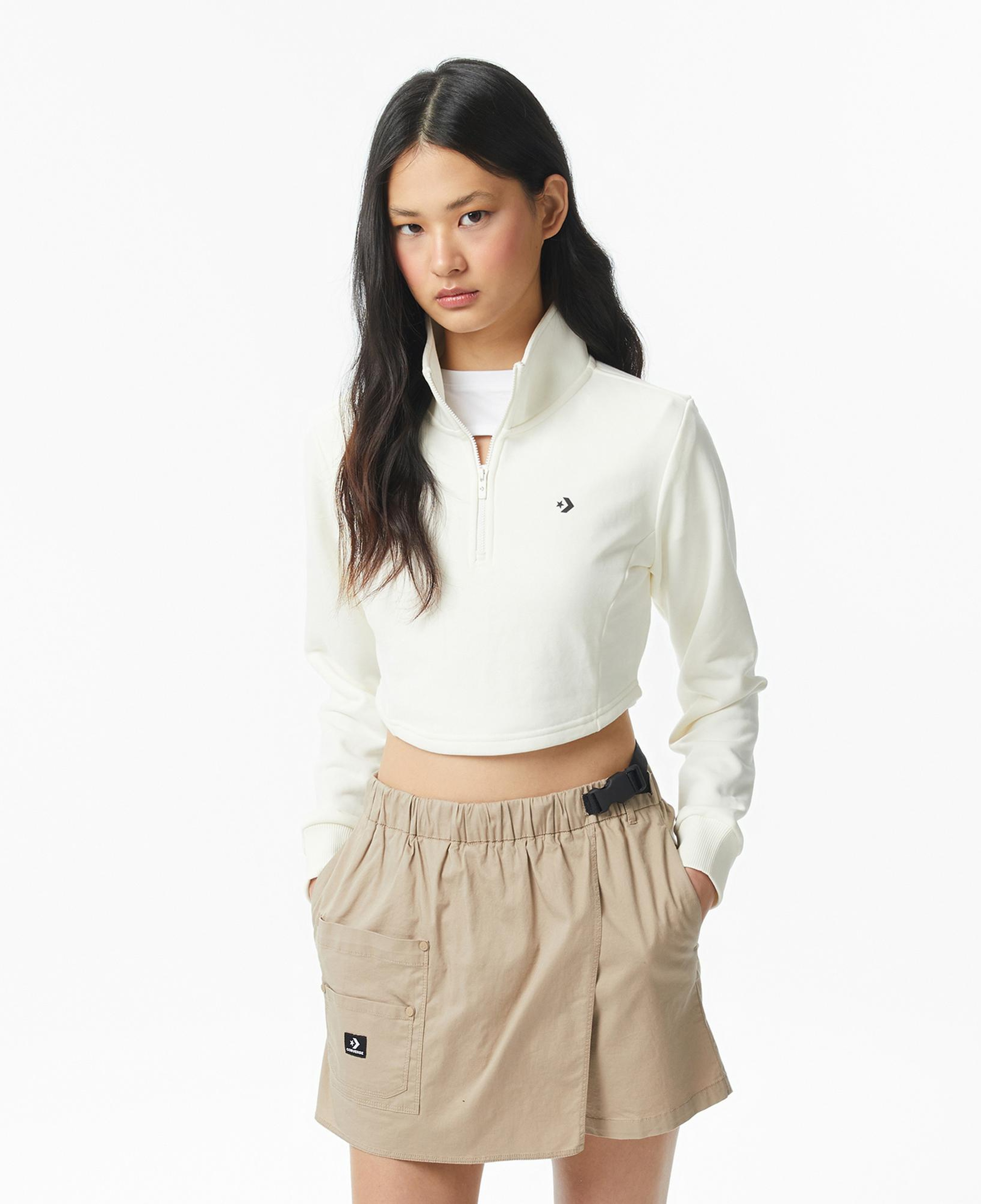 Converse Kadın Krem Sweatshirt