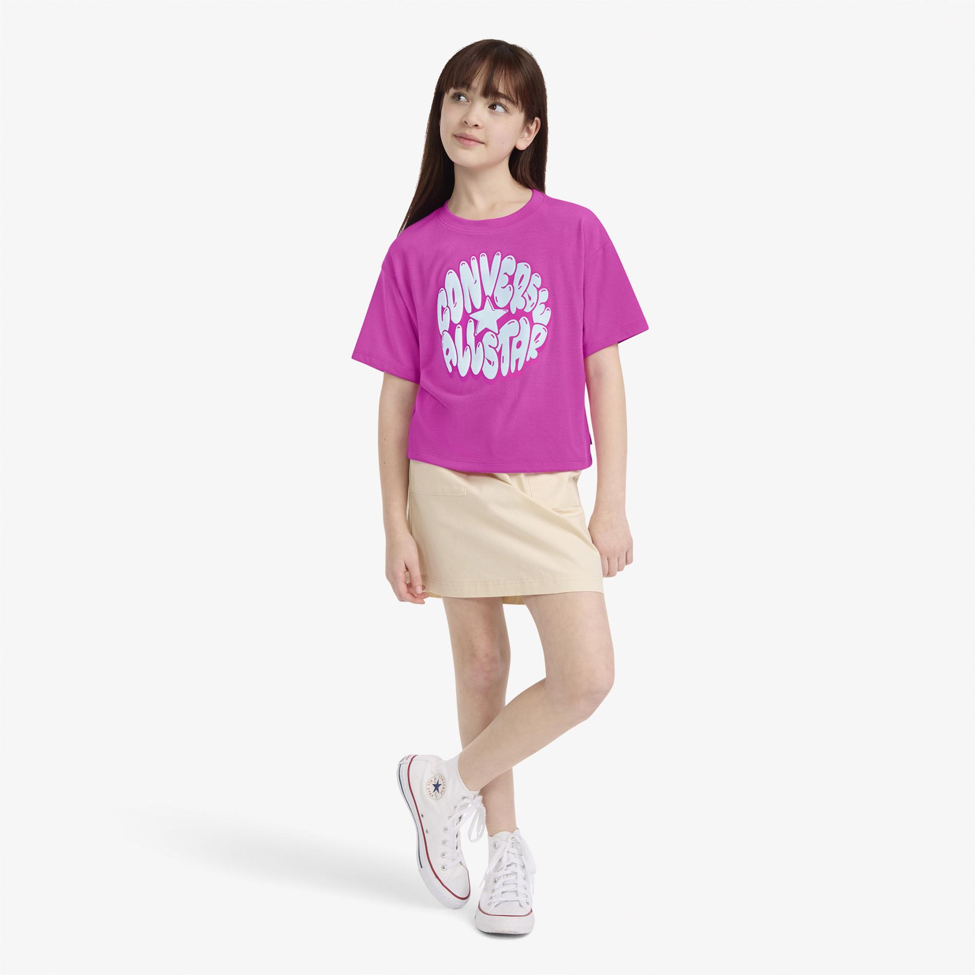 Converse Kız Genç Çocuk Mor T-Shirt