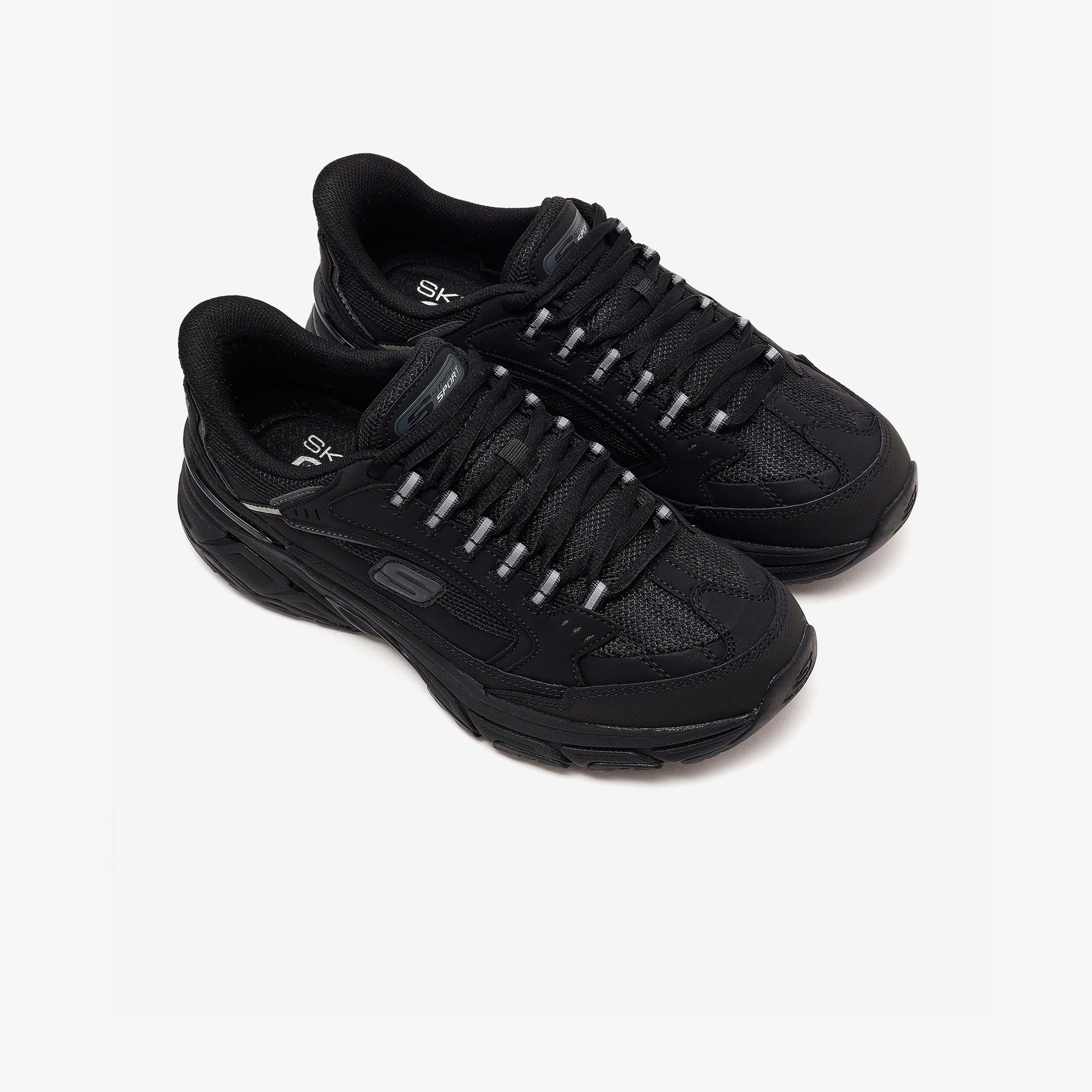 Skechers Stamina Sport Erkek Siyah Sneaker