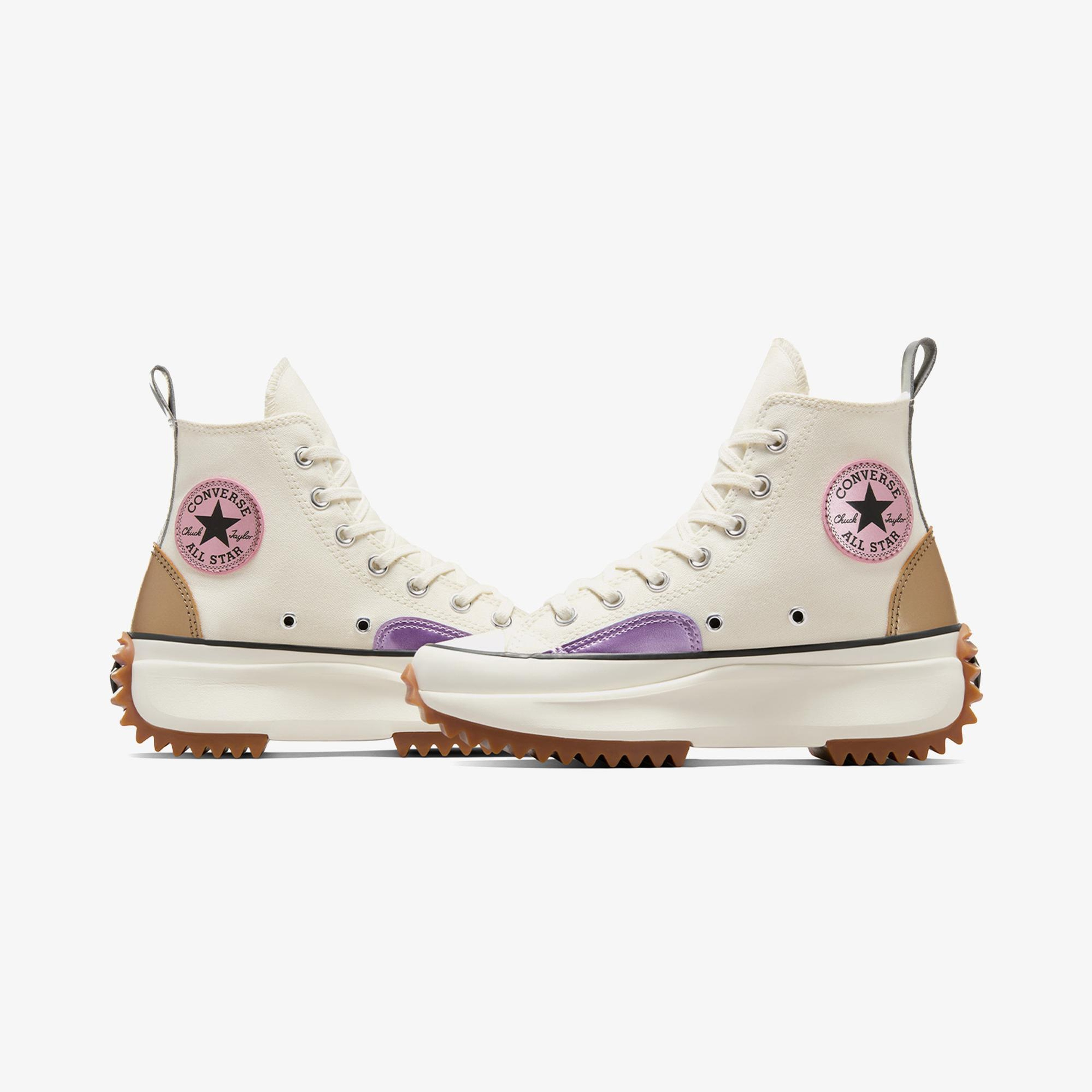 Converse Run Star Hike Unisex Krem Platform Sneaker