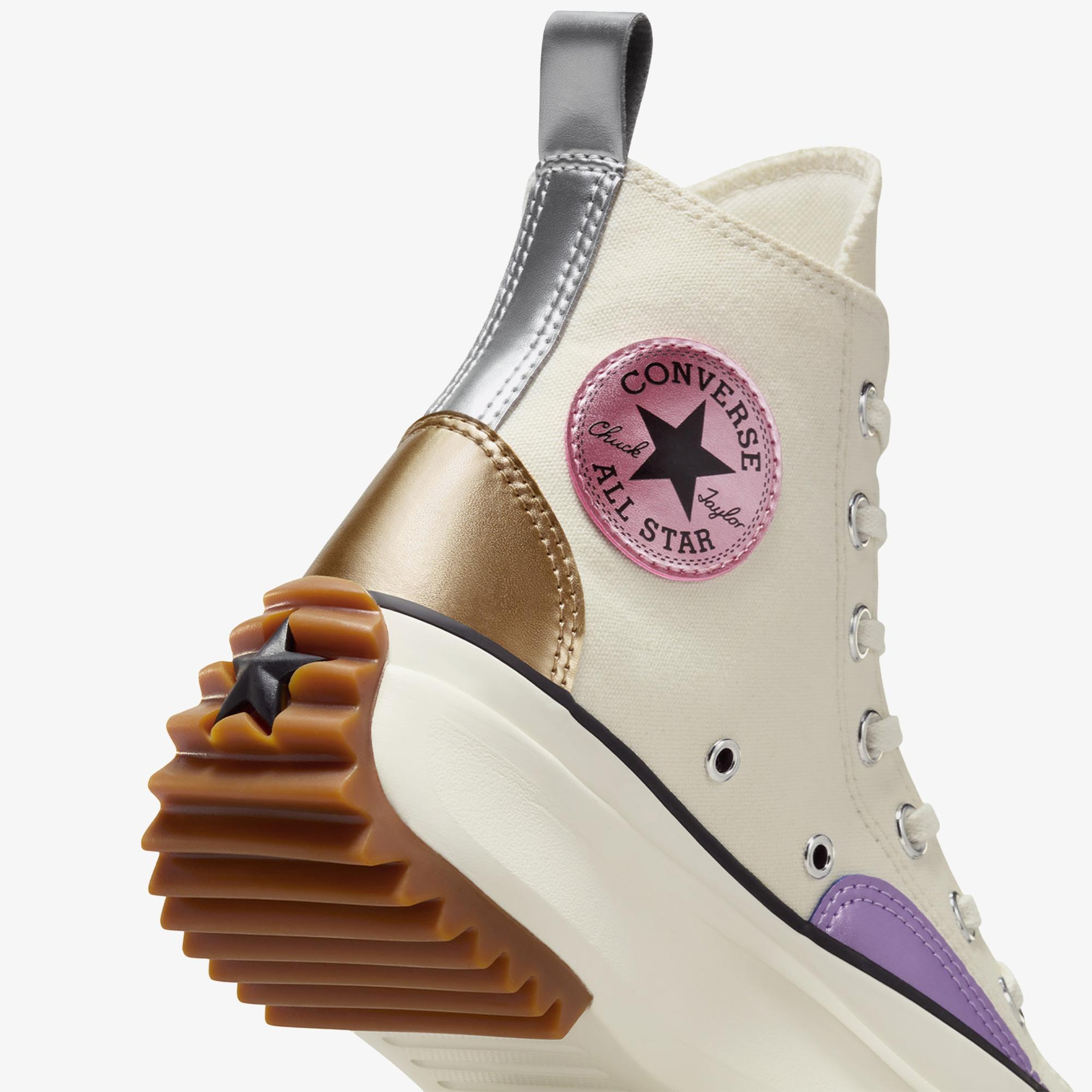 Converse Run Star Hike Unisex Krem Platform Sneaker