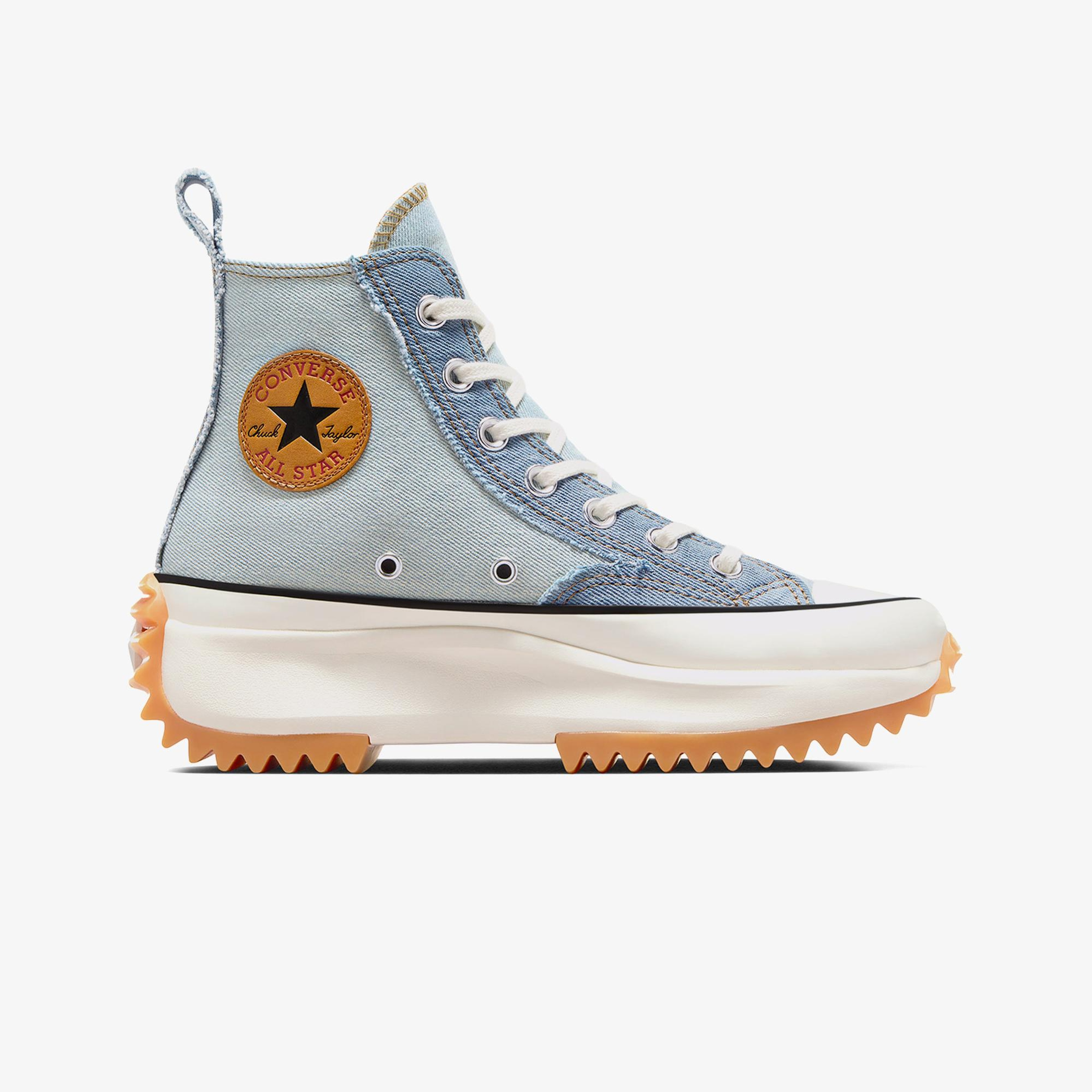 Converse Run Star Hike Unisex Mavi Denim Platform Sneaker