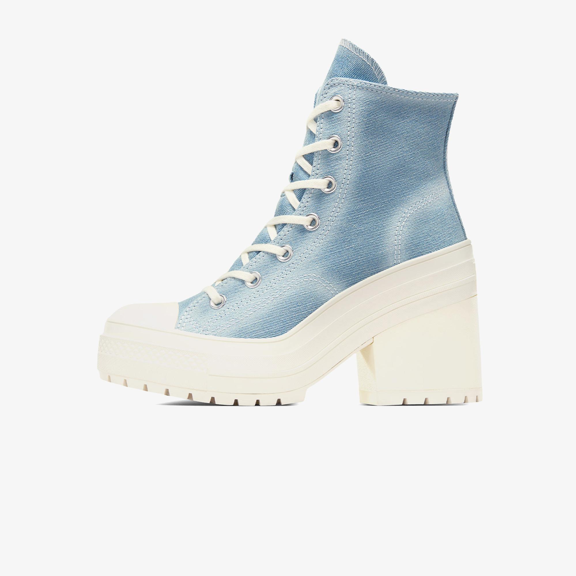 Converse Chuck 70 De Luxe Heel Unisex Denim Platform Sneaker