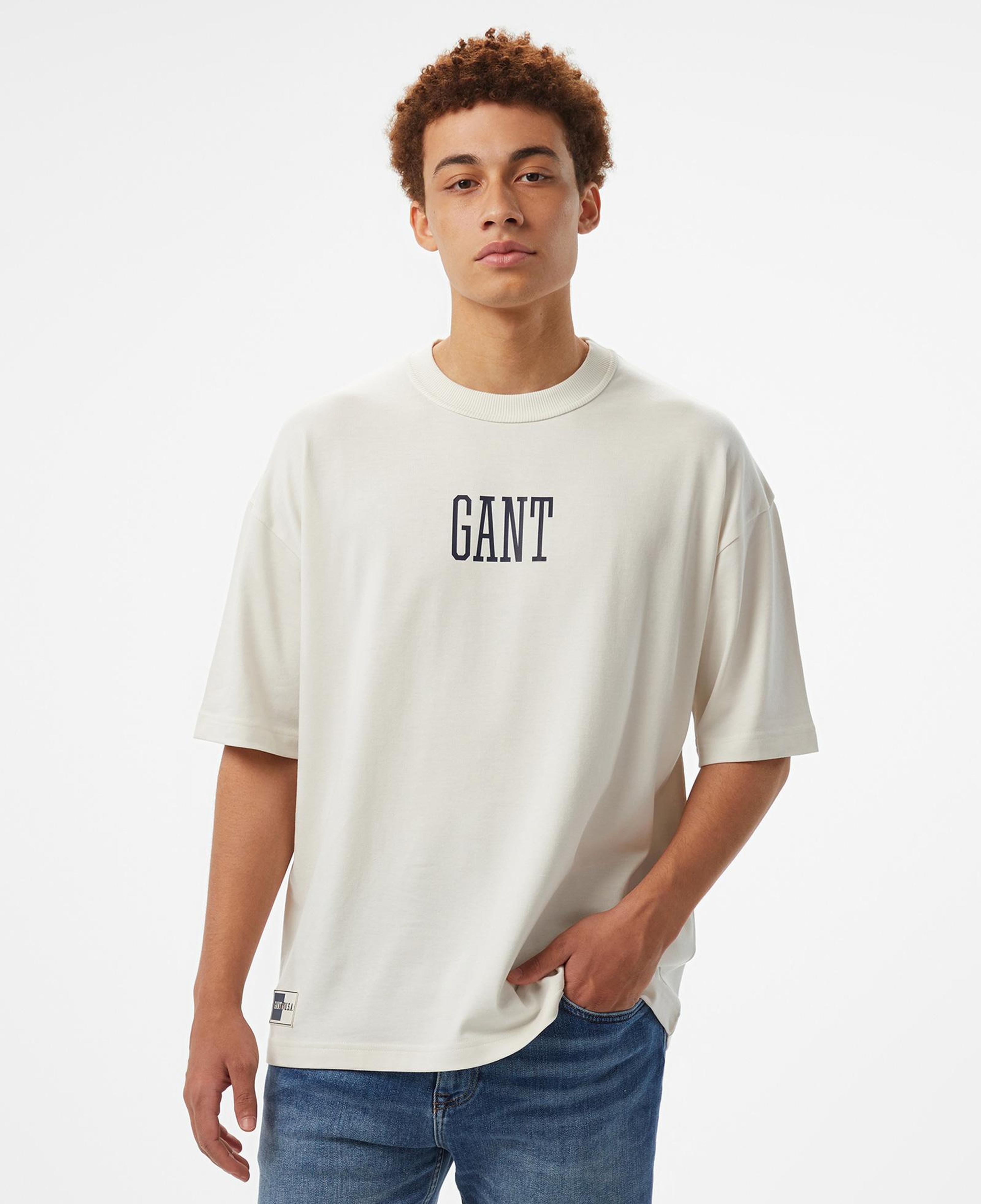 GANT Erkek Beyaz T-Shirt