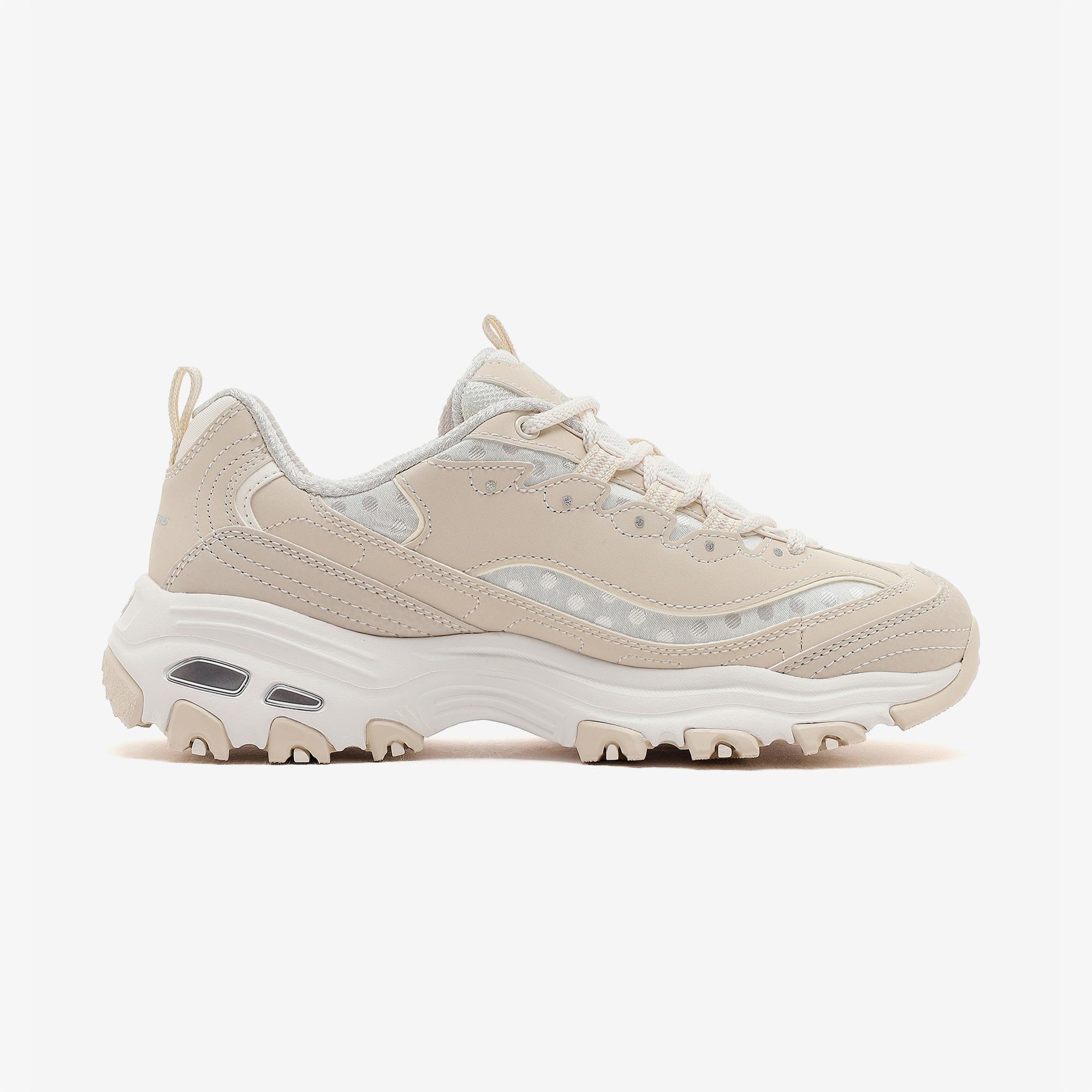 Skechers D'Lites Kadın Beyaz Sneaker