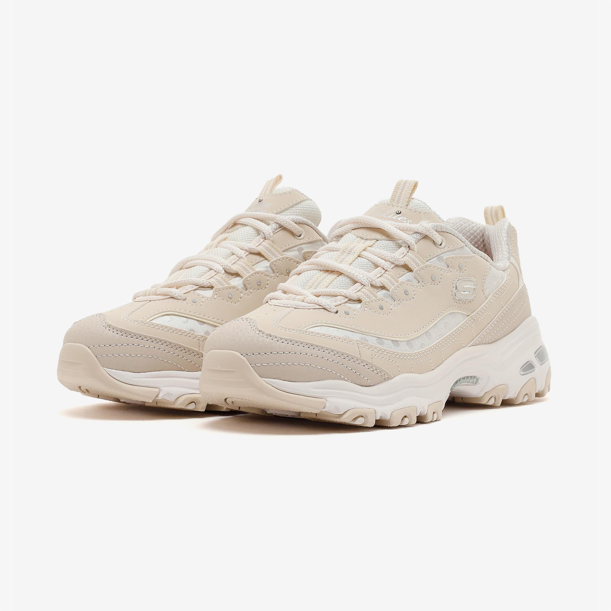 Skechers D'Lites Kadın Beyaz Sneaker