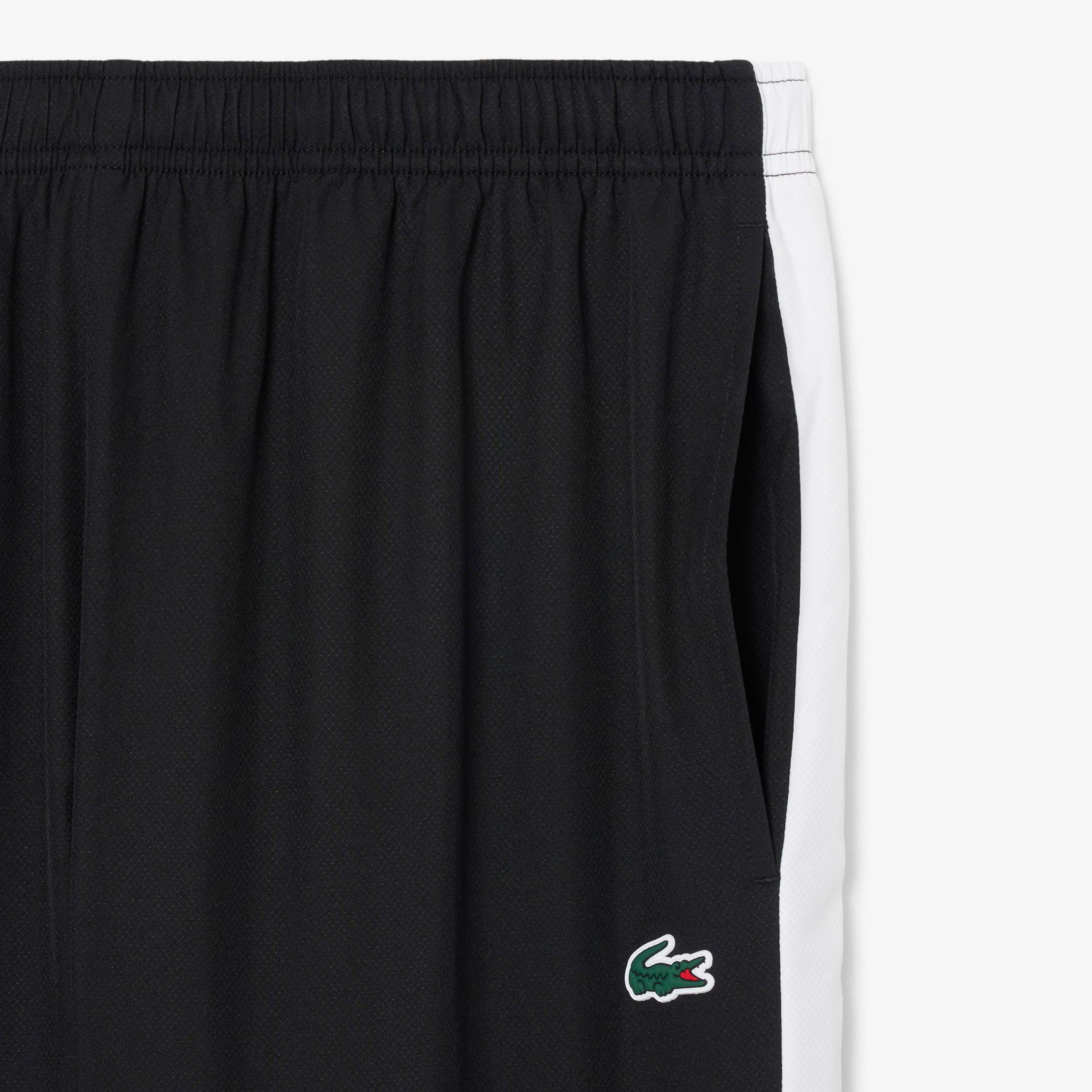 Lacoste Erkek Regular Fit Renk Bloklu Siyah Eşofman Takımı